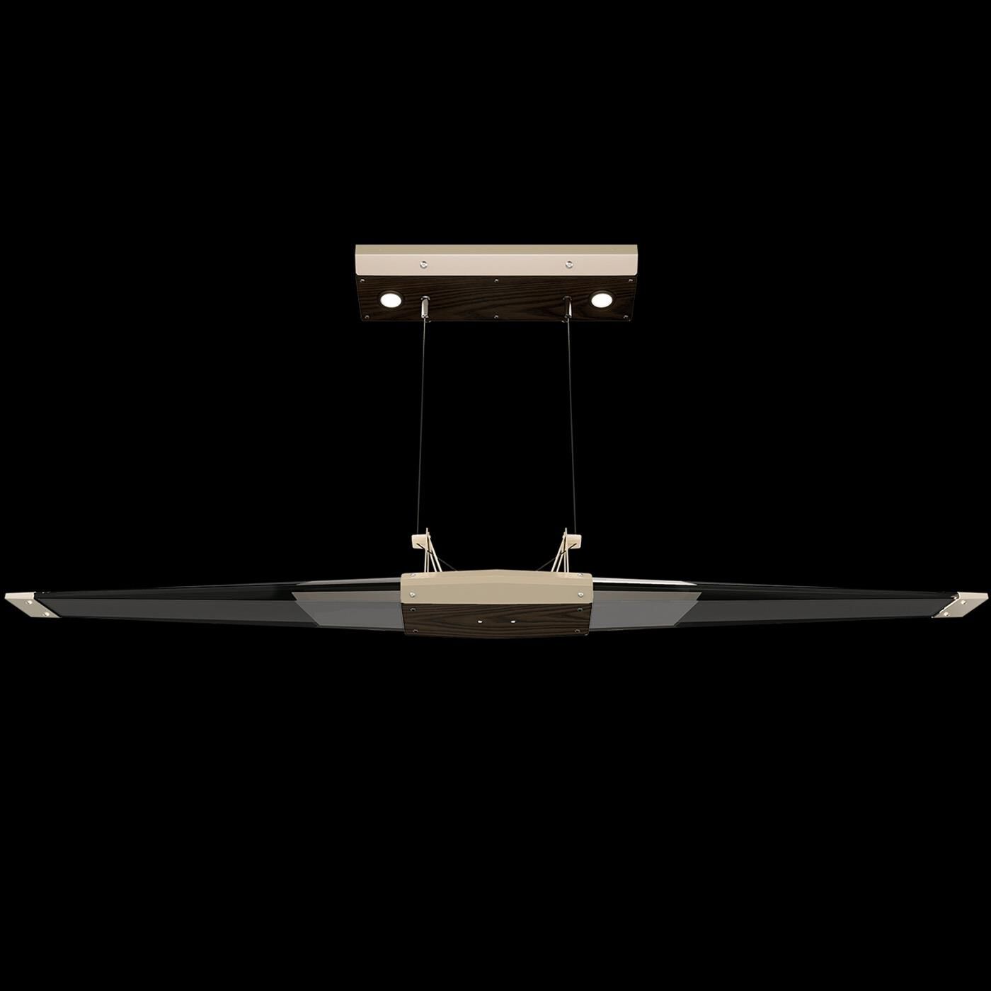 Fahl In-House Blade 52 Inch Linear Suspension Light by Fine Art Handcrafted Lighting