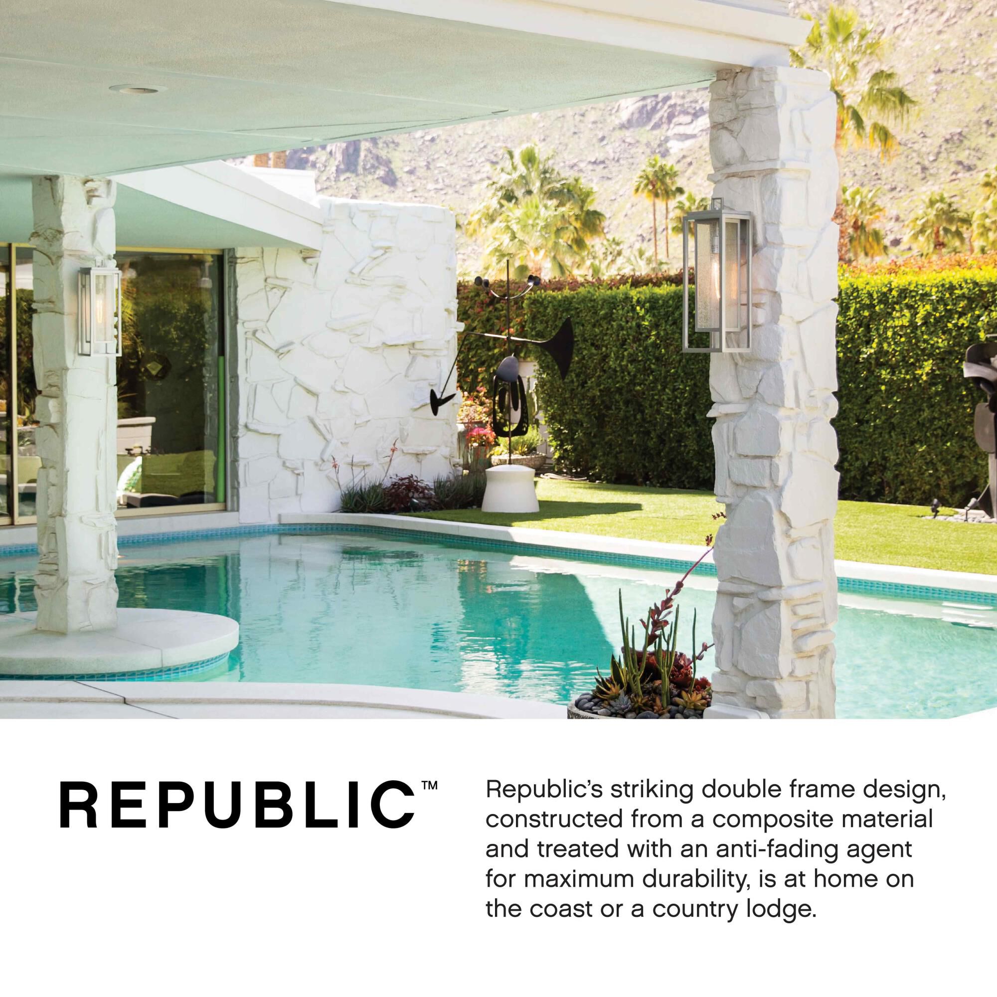 Shown in Satin Nickel finish and Clear Seedy glass