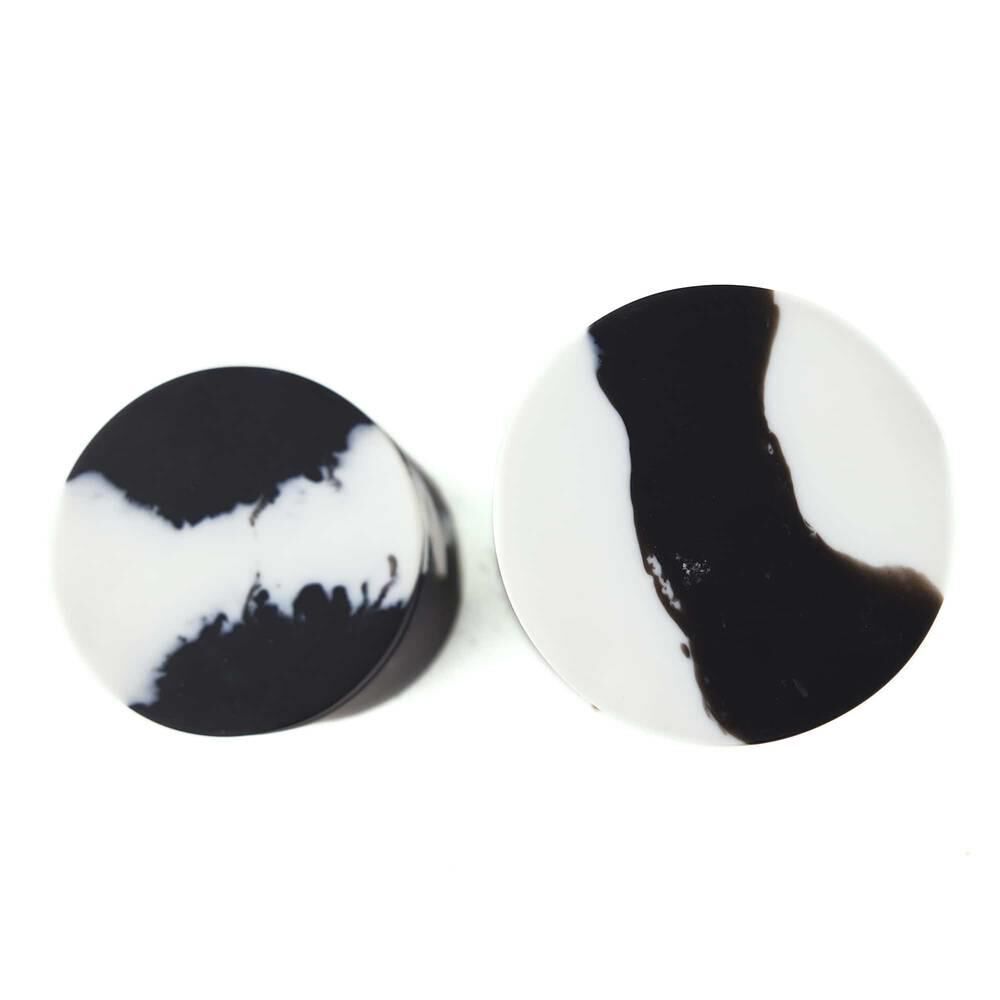 Shown in Black and White finish