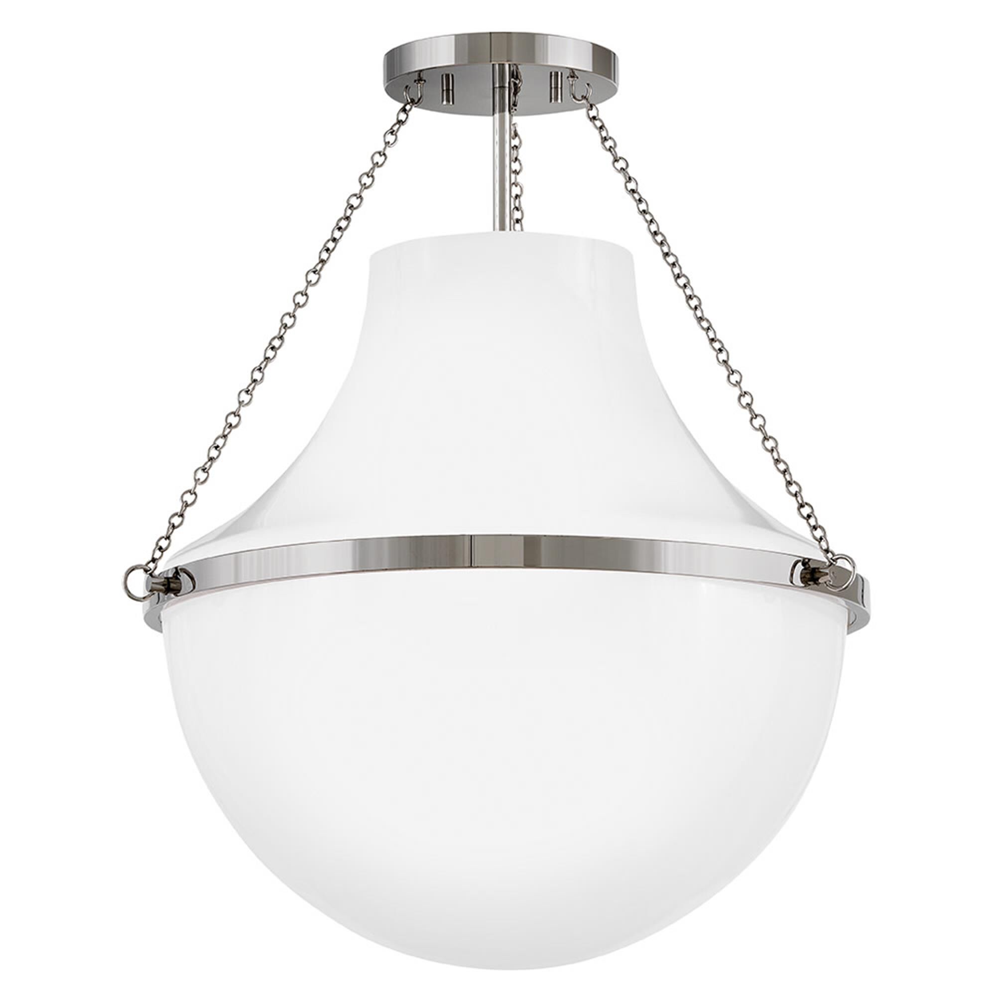 Collins 20 Inch Semi Flush Mount,