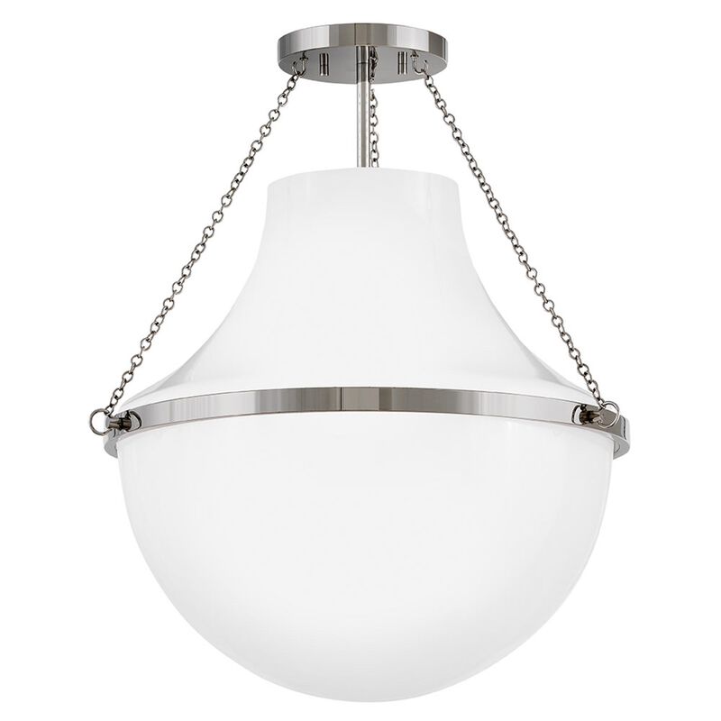 Collins 20 Inch Semi Flush Mount by Hinkley