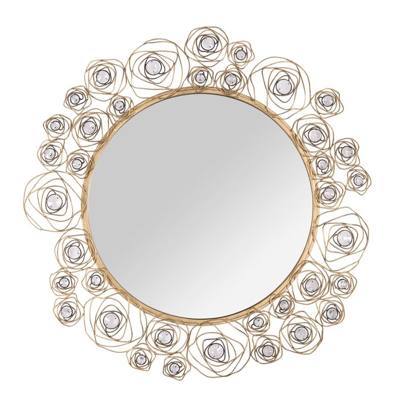 Ron Henderson Ethereal Rose Decorative Mirror by Varaluz