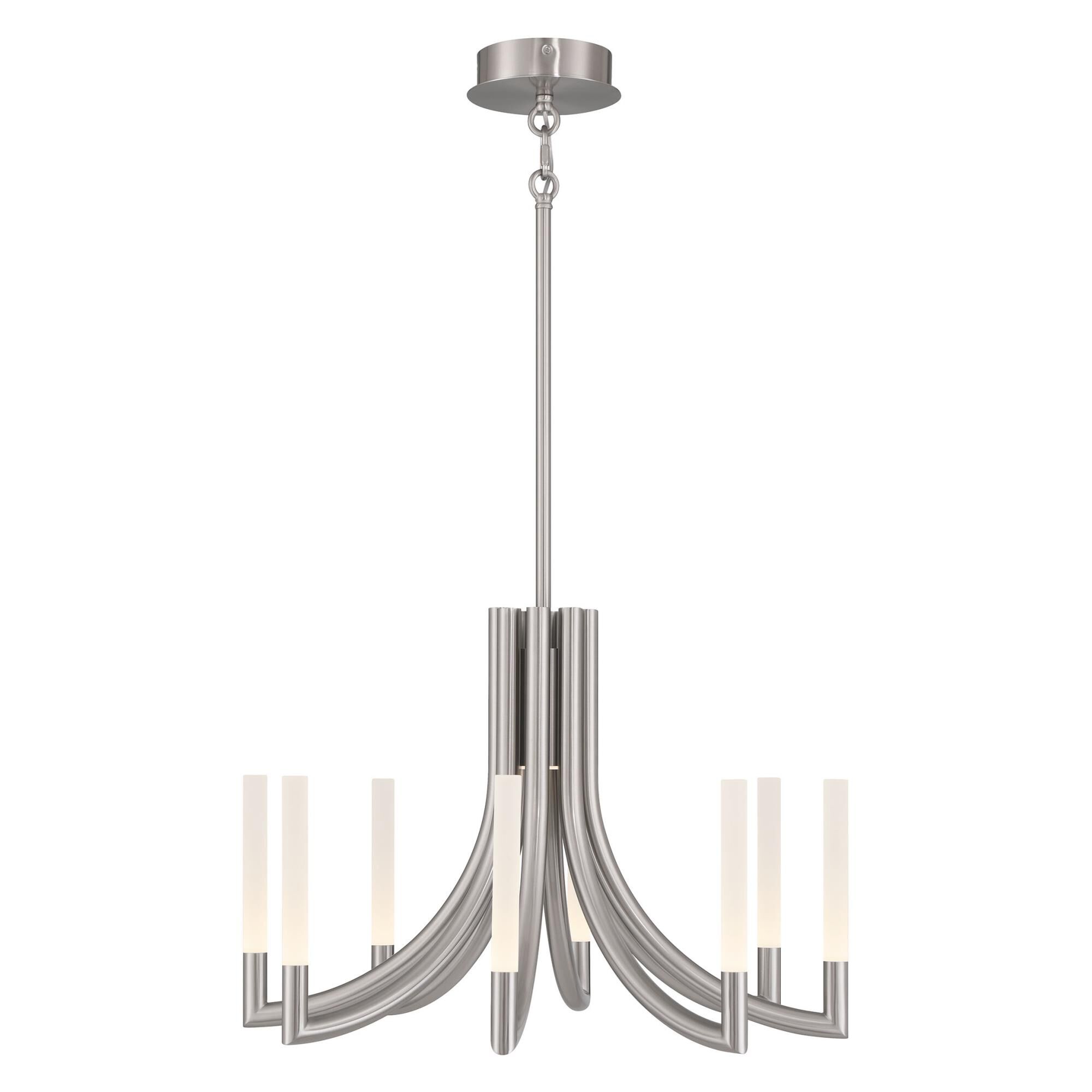 Shown in Nickel finish and Frosted Acrylic glass