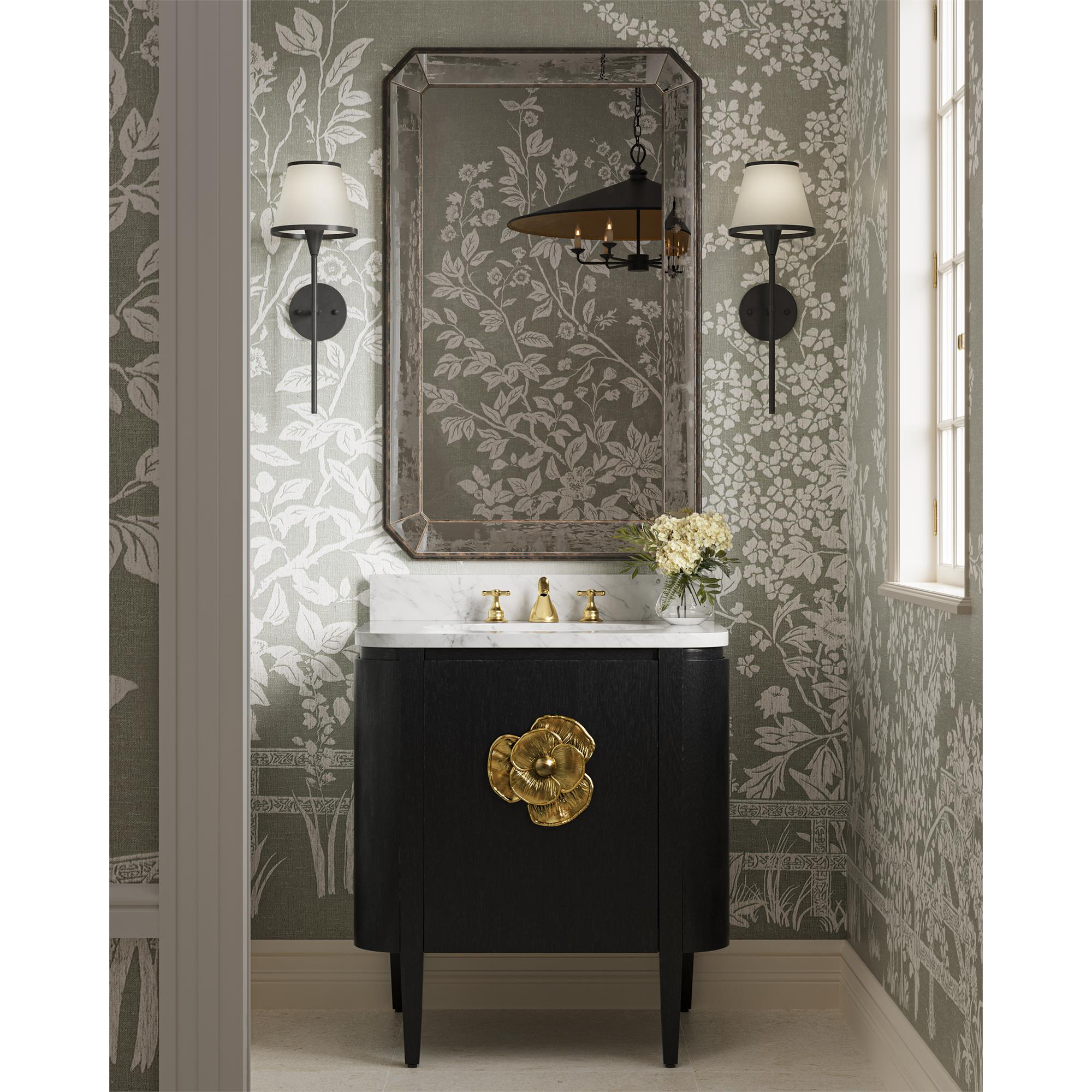 Antiqued Medium Decorative Mirror,