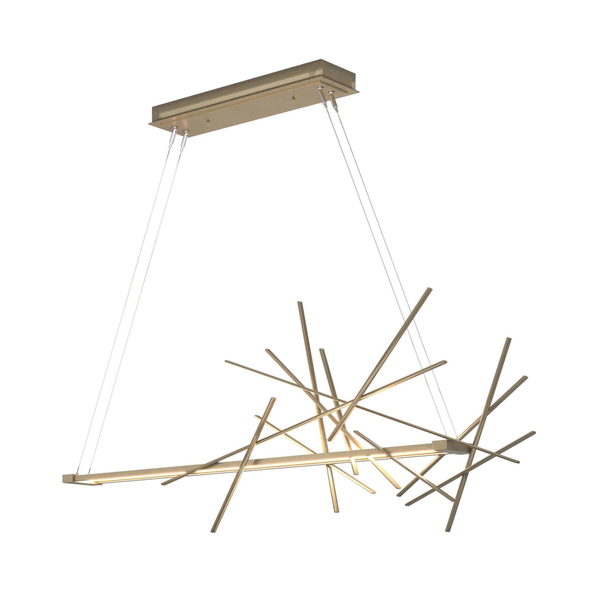 Hubbardton Forge Cascade 50 Inch LED Linear Suspension Light