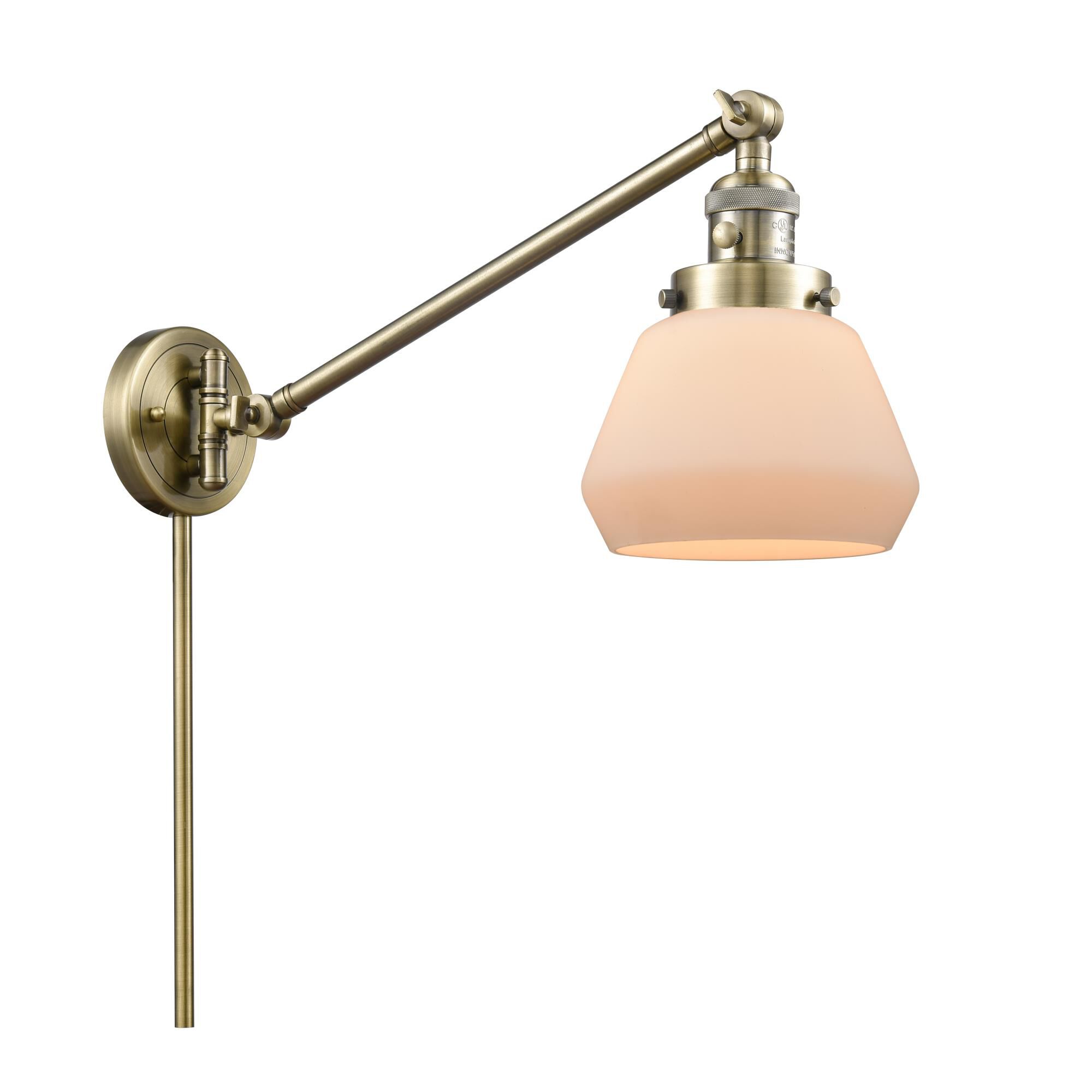 Bruno Marashlian Fulton Wall Swing Lamp by Innovations Lighting