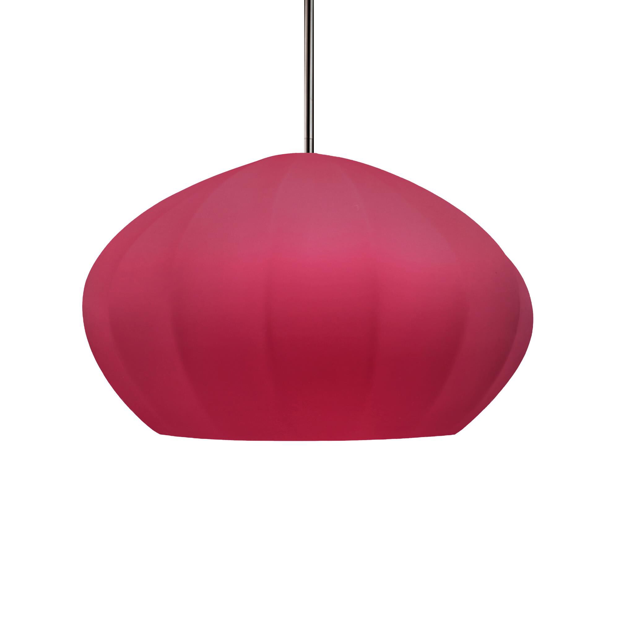 Shown in Polished Chrome finish and Cerise shade