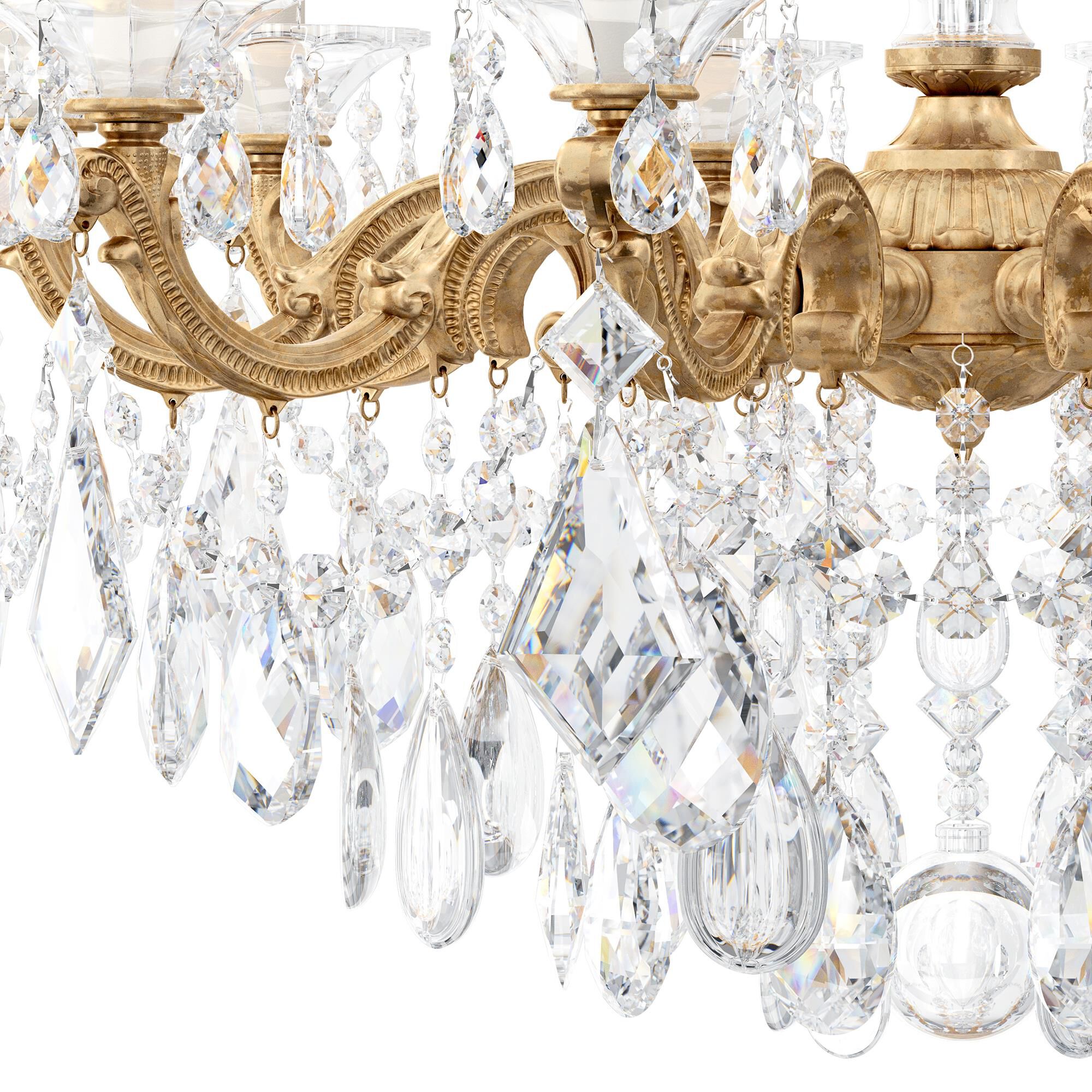 La Scala 28 Inch 10 Light Chandelier by Schonbek