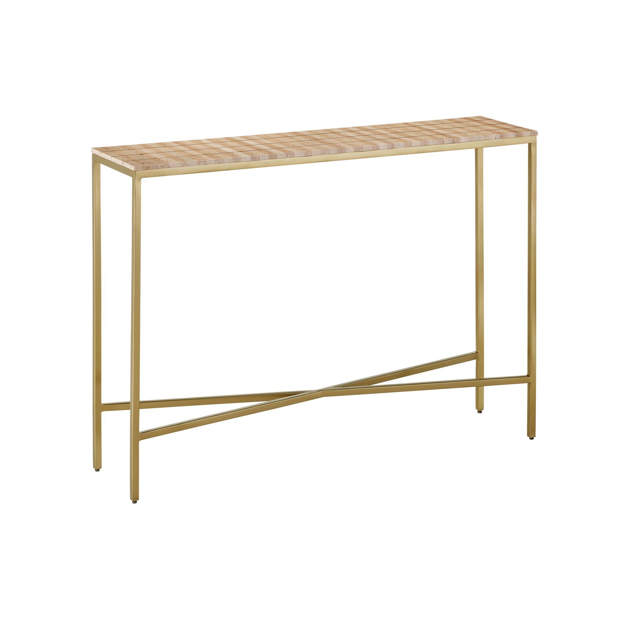 Shown in Natural, Brass finish