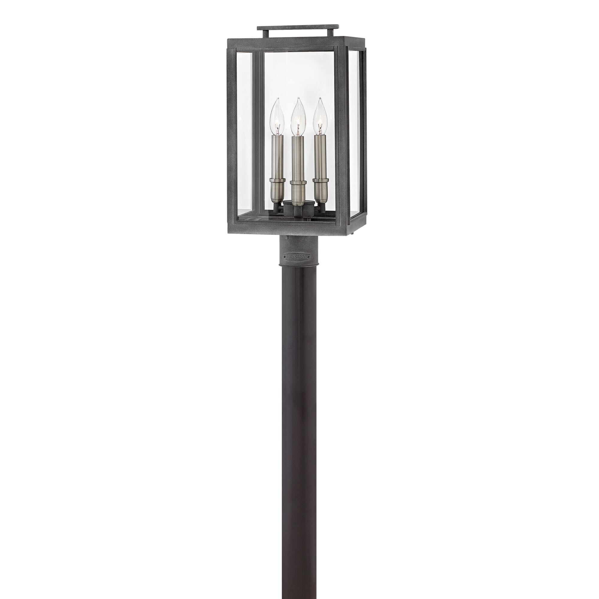 Sutcliffe 20 Inch Tall 3 Light Outdoor Post Lamp by Hinkley Lighting