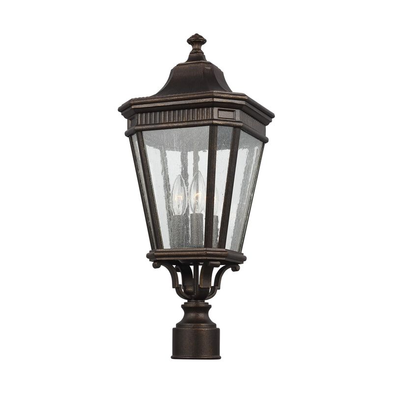 Cotswold Lane 22 Inch Tall 3 Light Outdoor Post Lamp by Generation Lighting