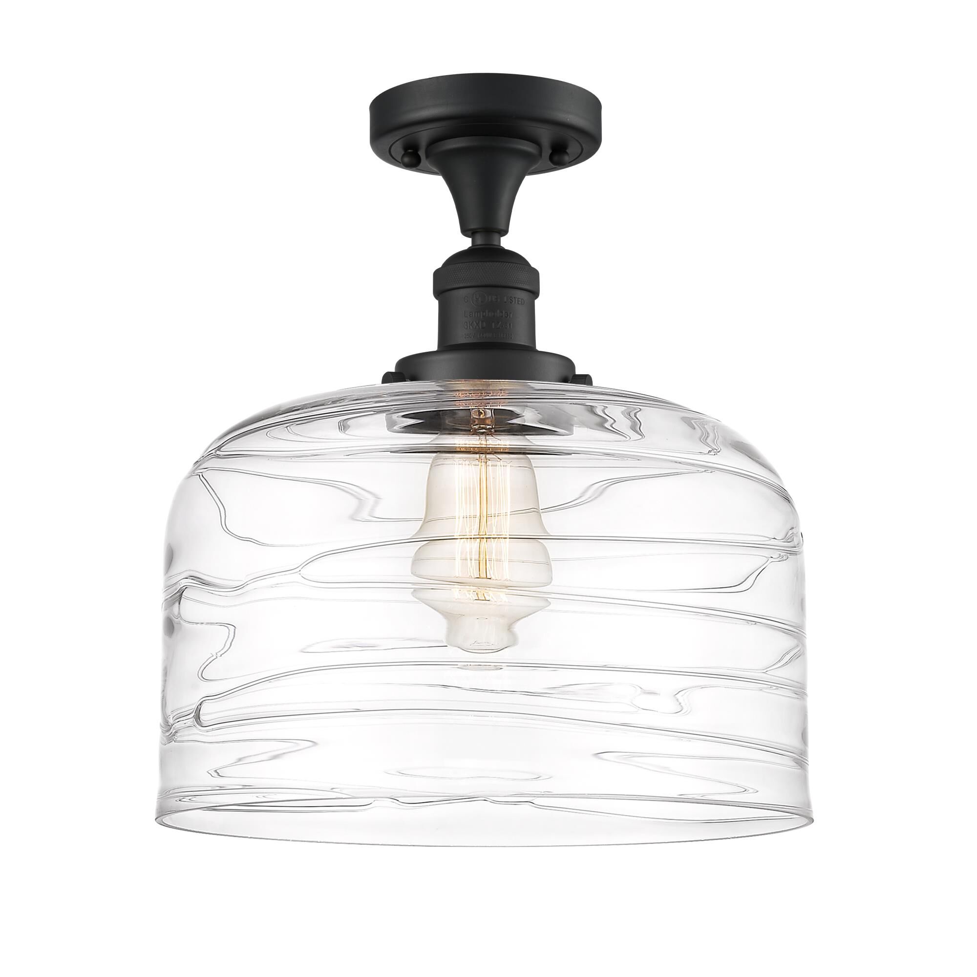 Bruno Marashlian Bell 12 Inch 1 Light Semi Flush Mount by Innovations Lighting