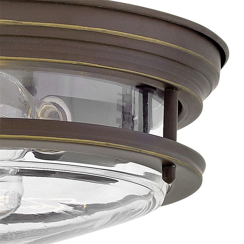 Hadley 12 Inch 2 Light Flush Mount by Hinkley