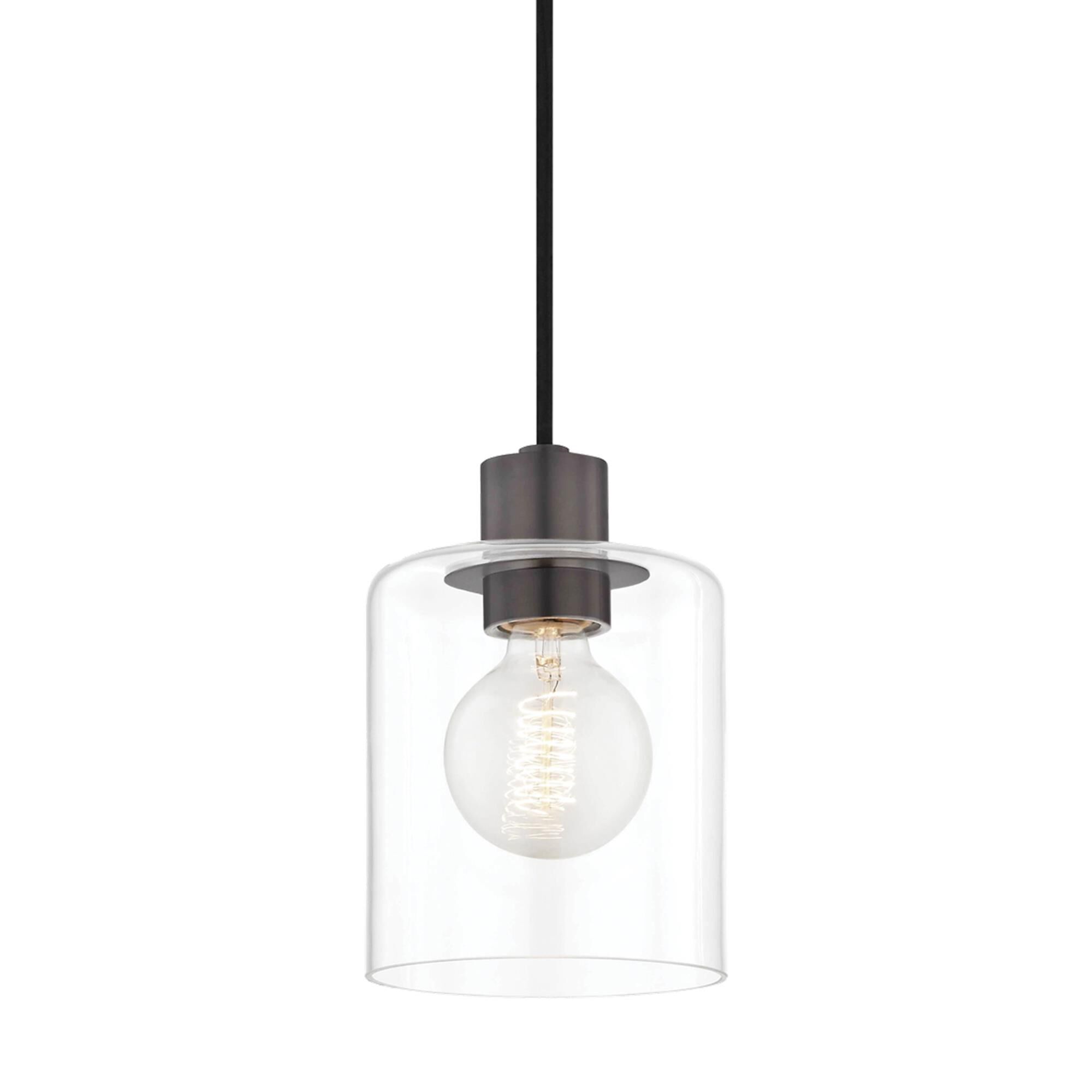 Shown in Old Bronze finish and Opal Etched glass