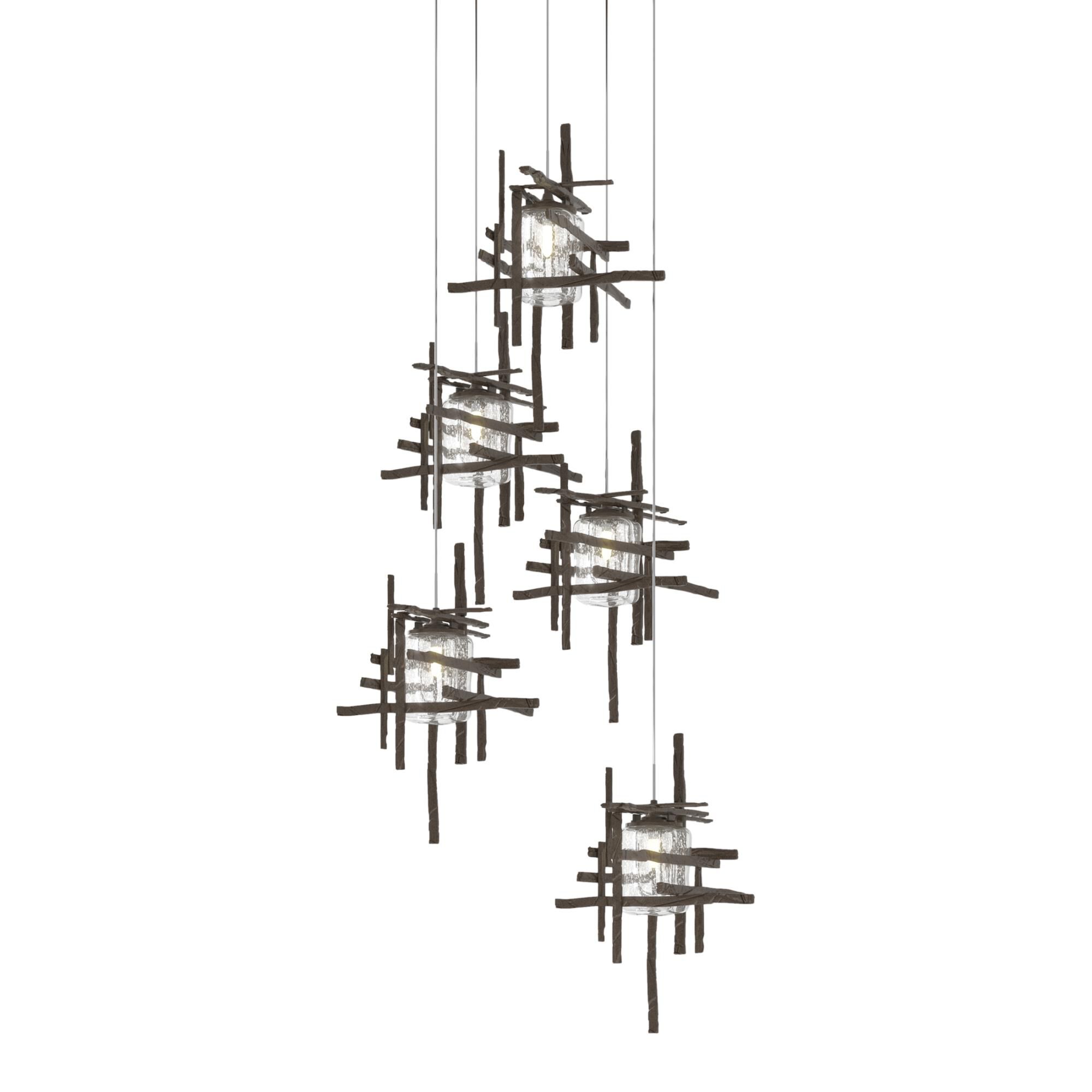 Tura 27 Inch Multi Light Pendant by Hubbardton Forge