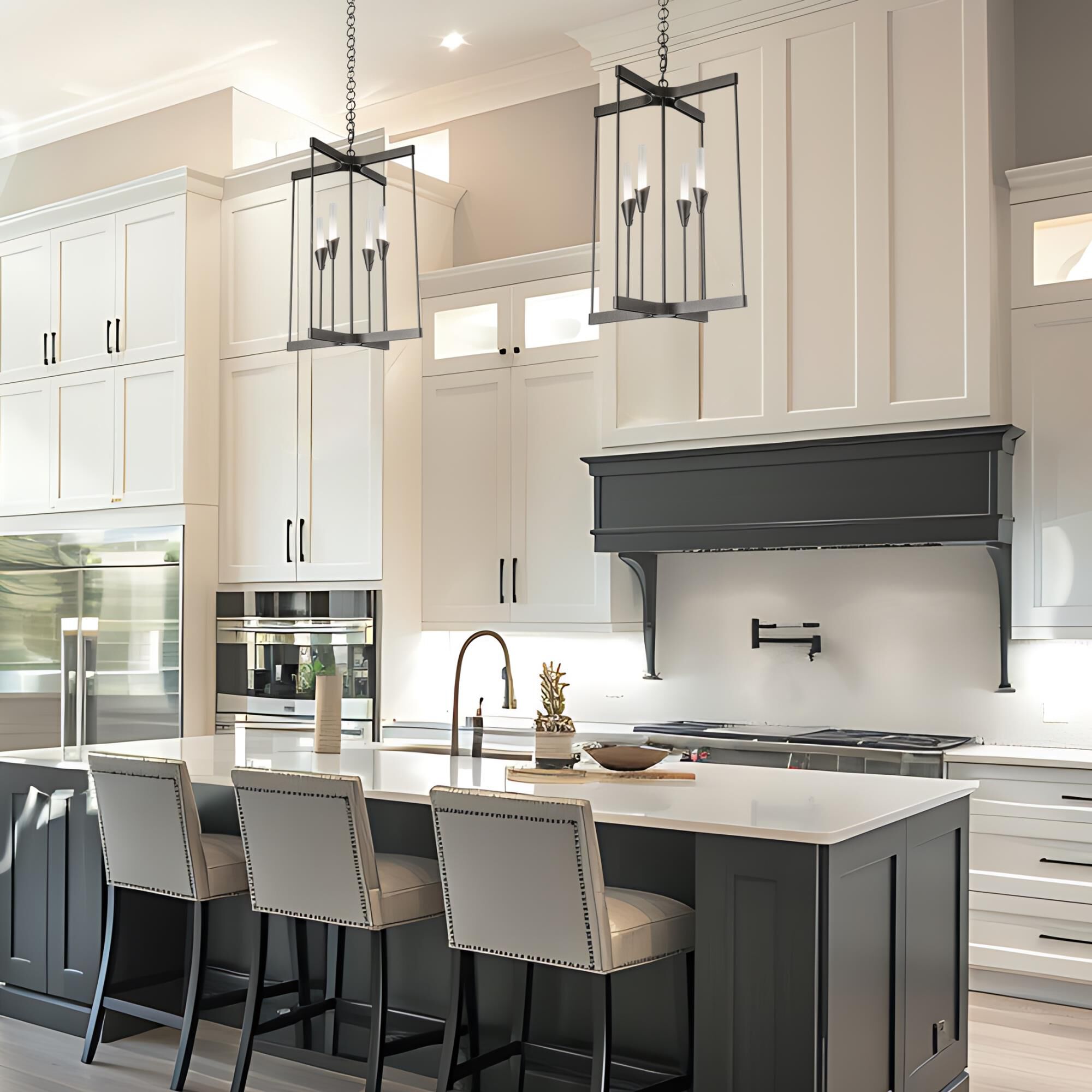 Lilium 24 Inch Chandelier by Hubbardton Forge