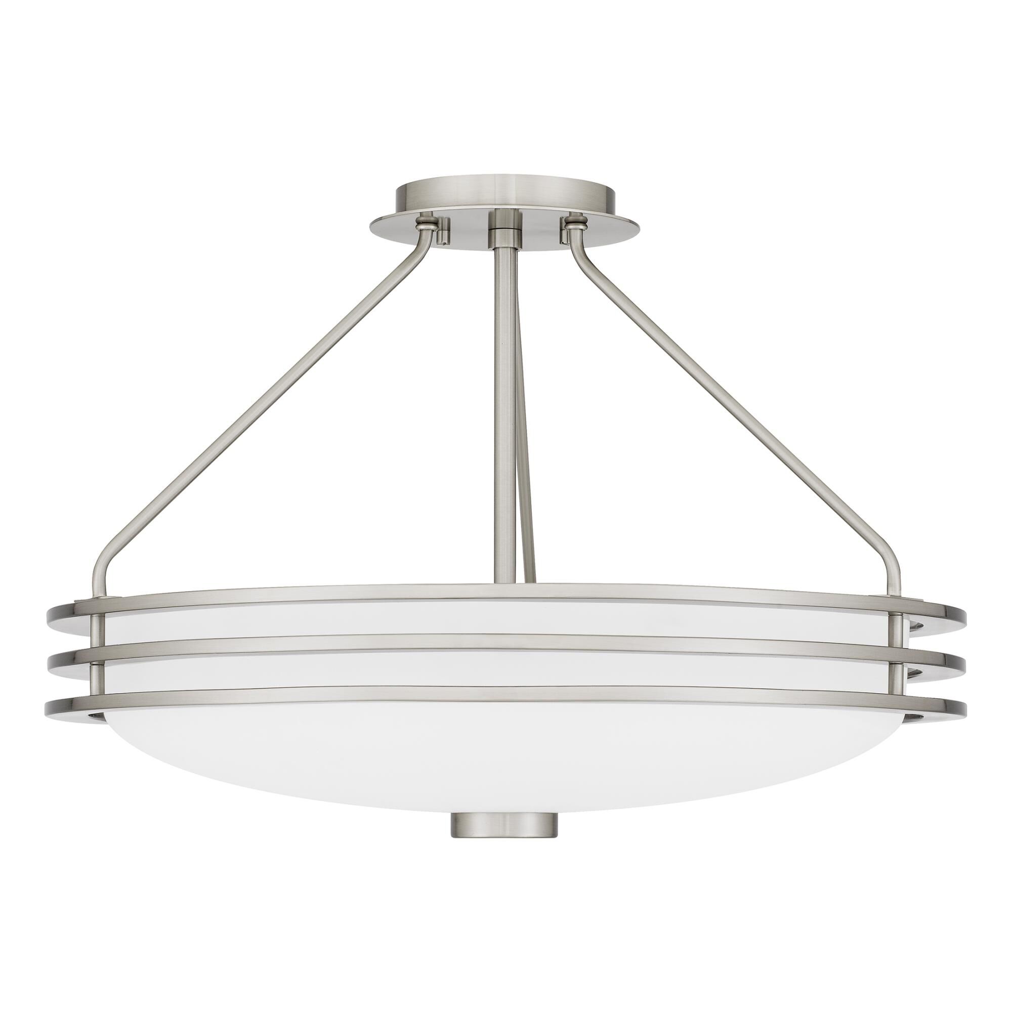 Emile 20 Inch 4 Light Semi Flush Mount by Quoizel