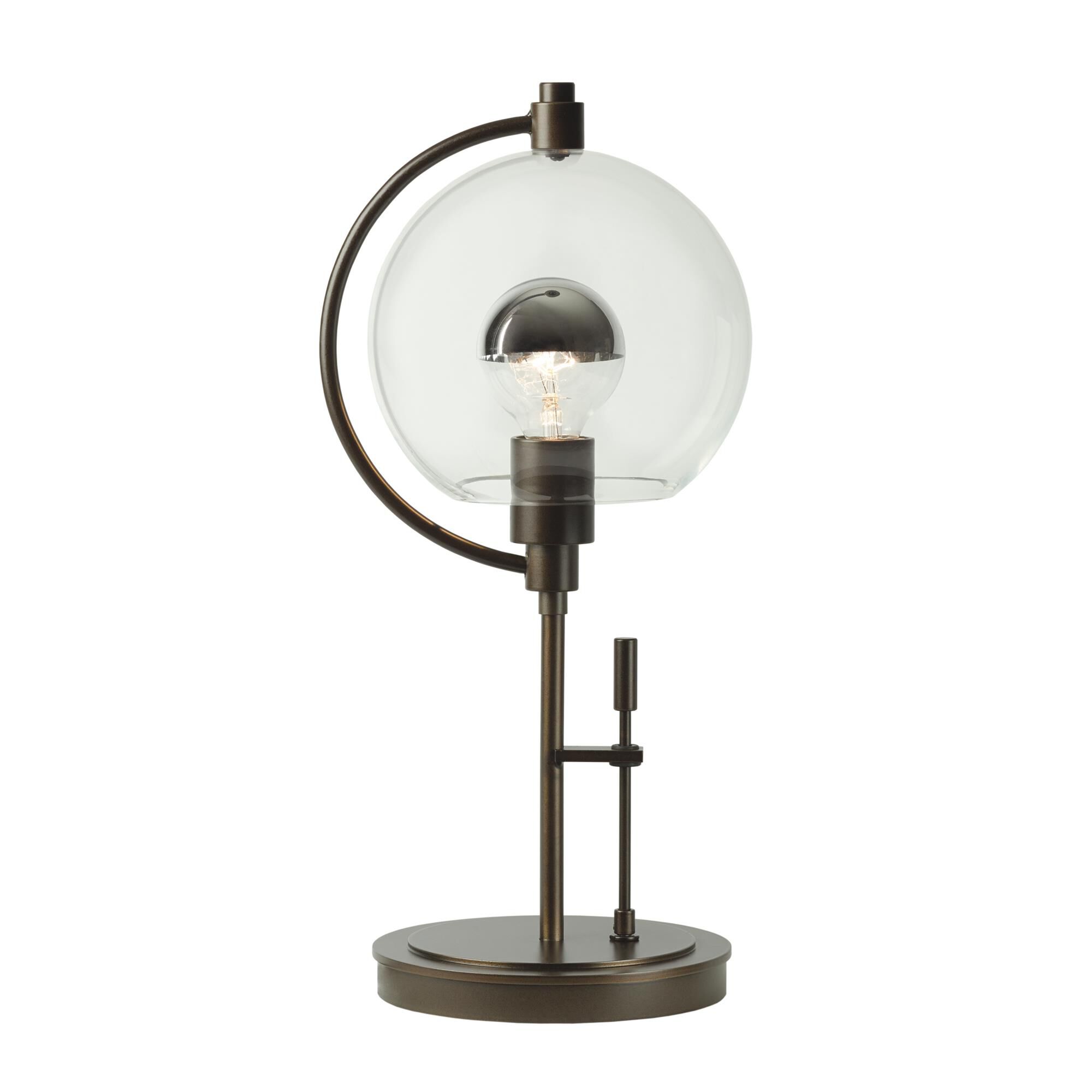 Shown in Bronze finish and Clear  glass