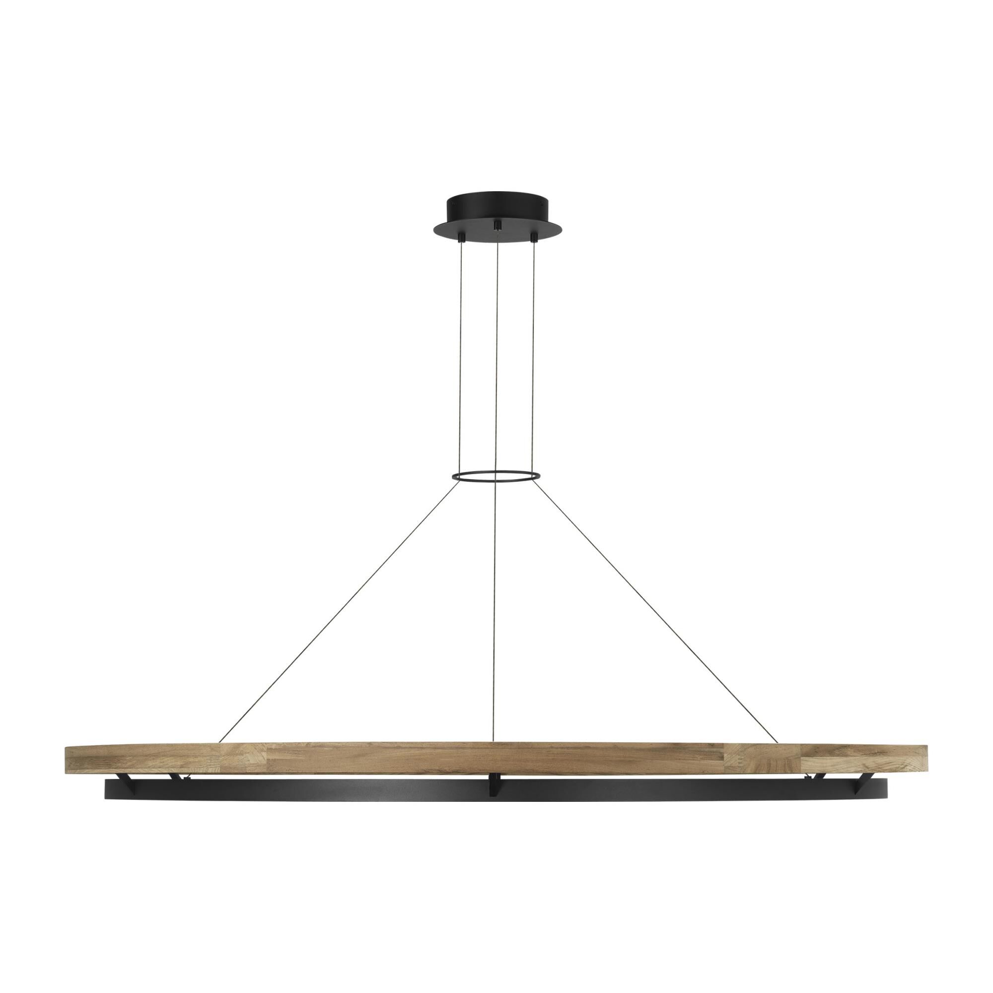 Shown in Textured Black And Teak Wood finish and Wood shade