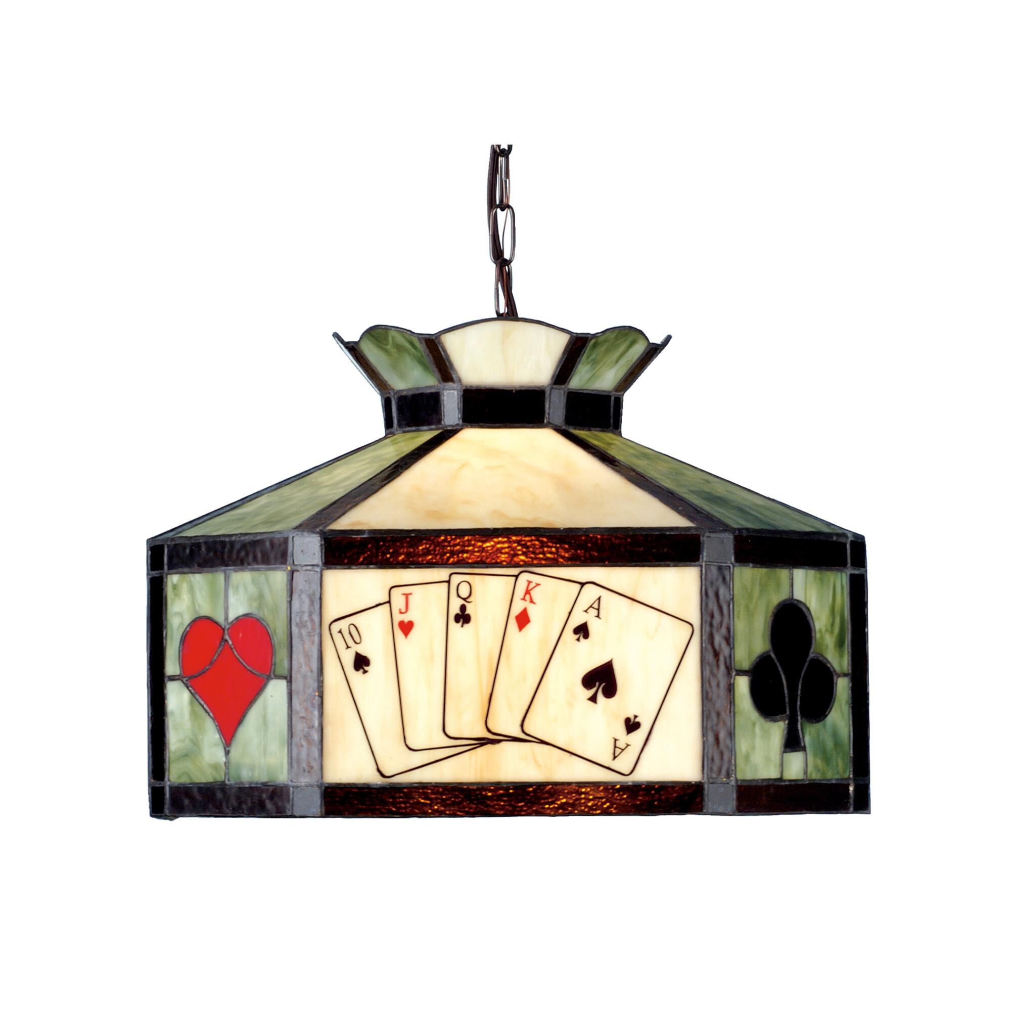 Texas Holdem 20 Inch Large Pendant by Meyda Lighting