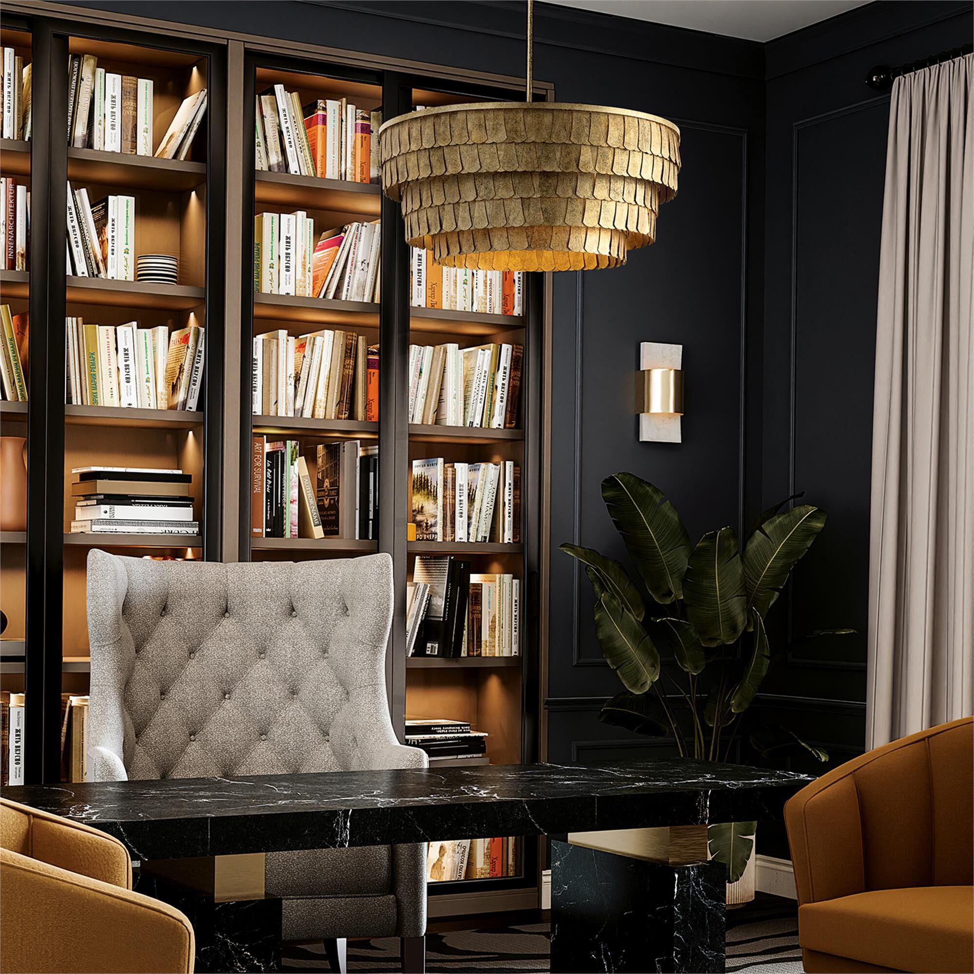 Shown in Ancestral Gold finish