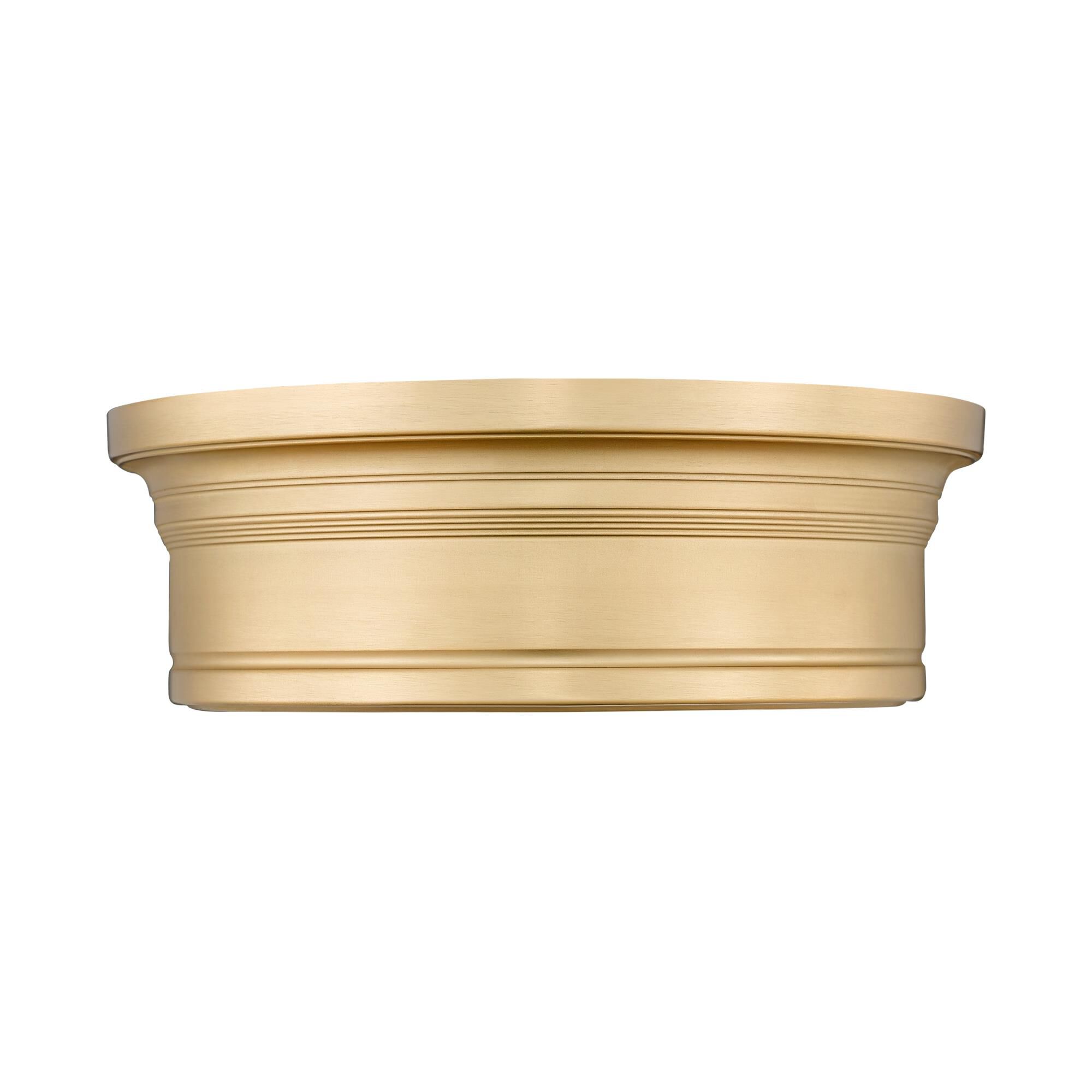 Shown in Modern Gold finish and White glass