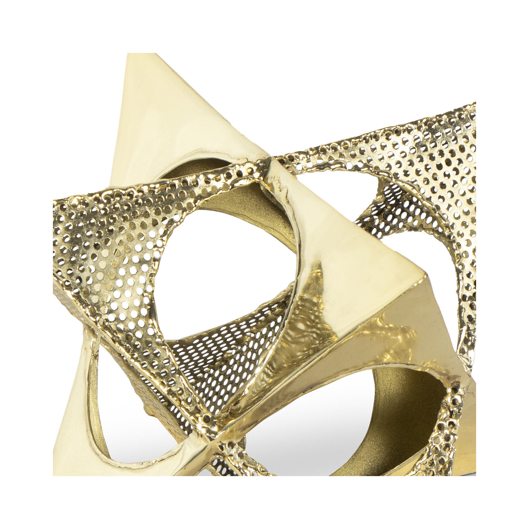 Shown in Polished Brass finish and - None - shade