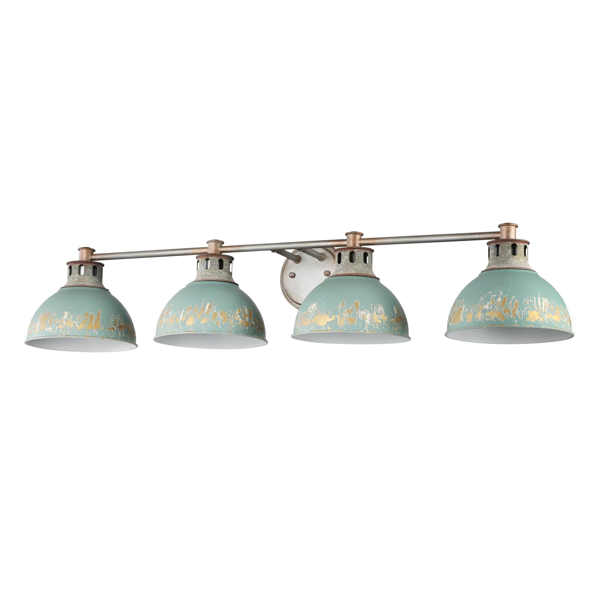 Shown in Antique Teal finish and Antique Teal shade