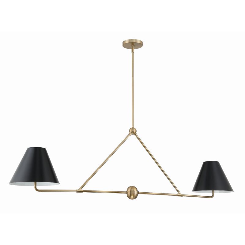 Xavier 54 Inch Linear Chandelier by Crystorama