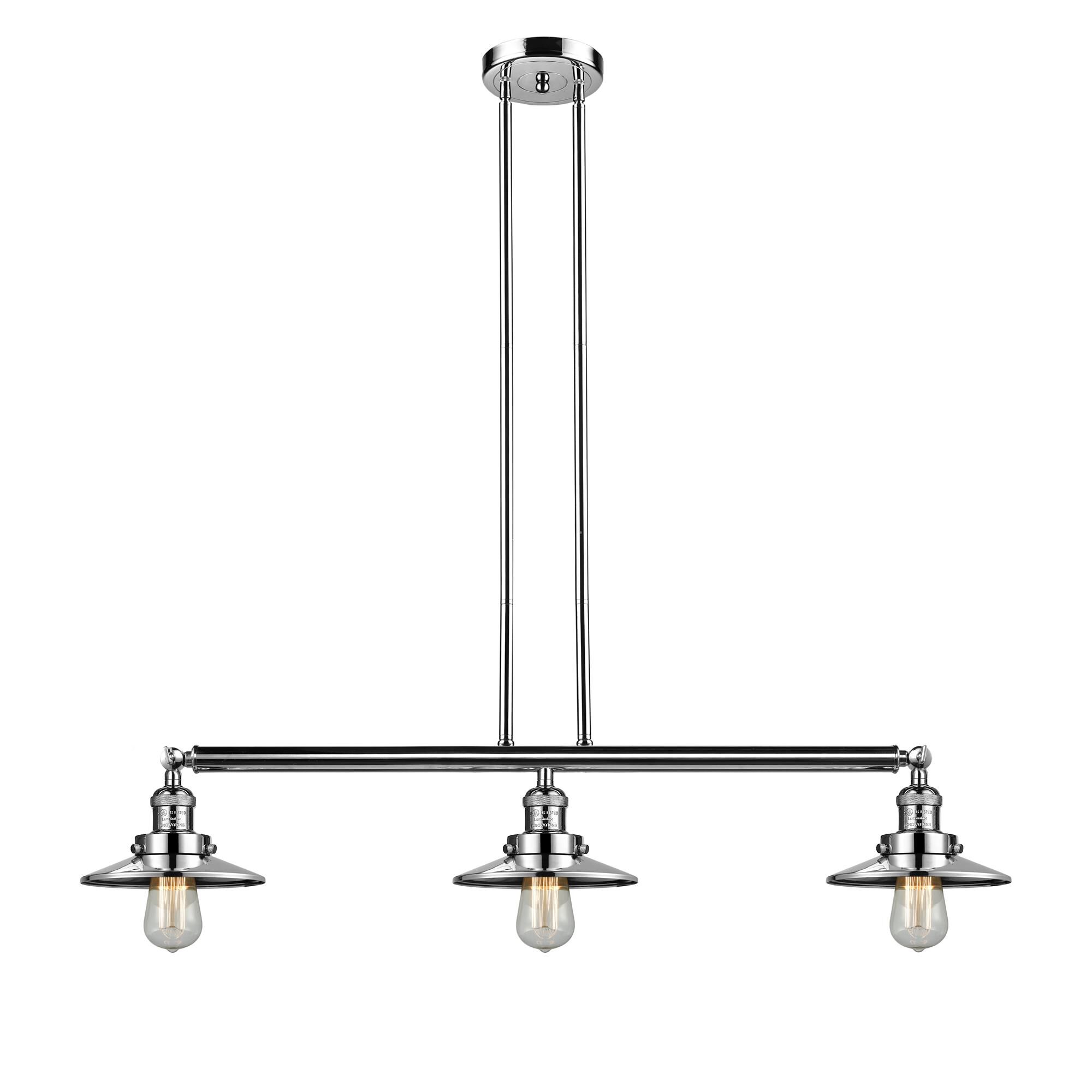 Shown in Polished Nickel finish and Polished Nickel shade