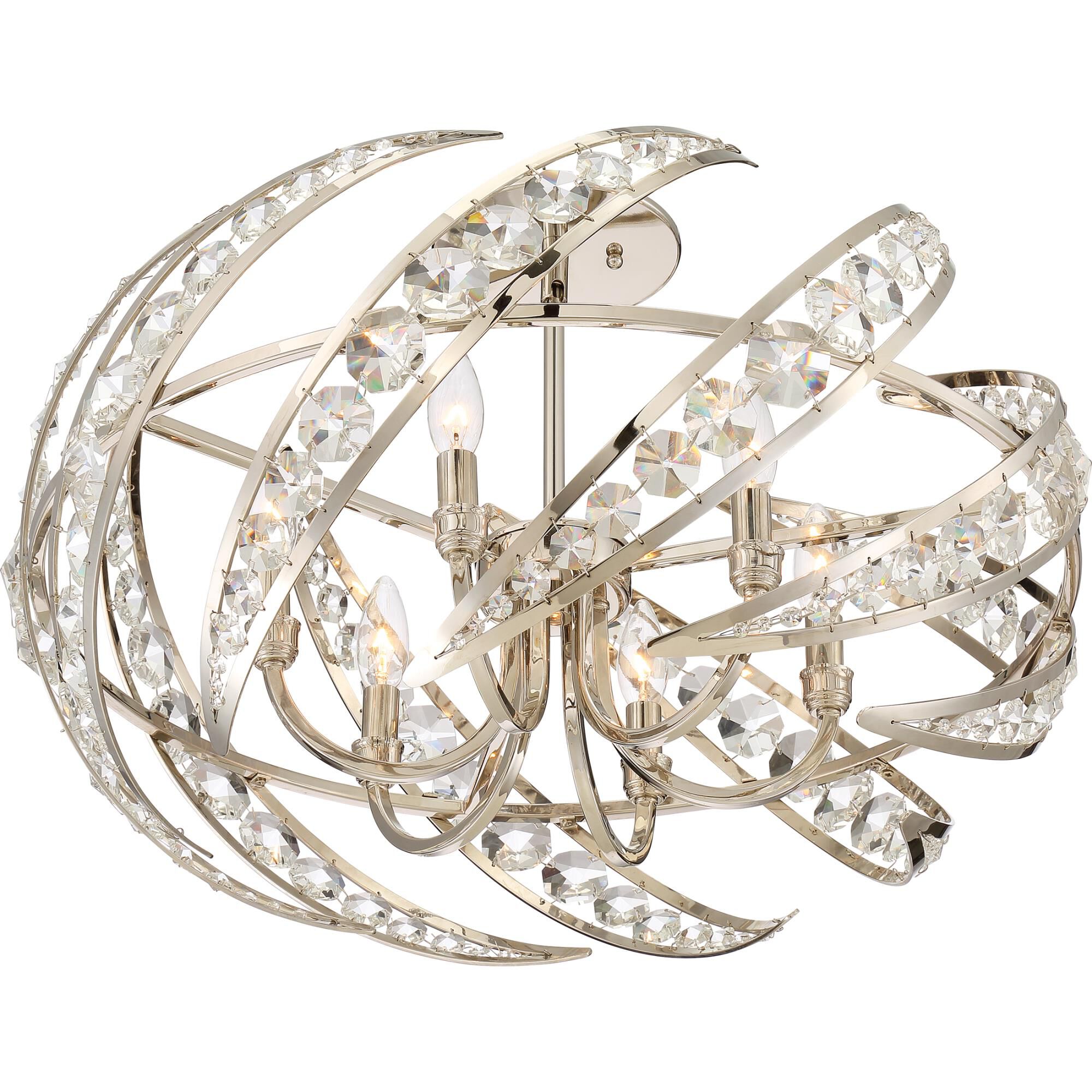 Shown in Polished Nickel finish