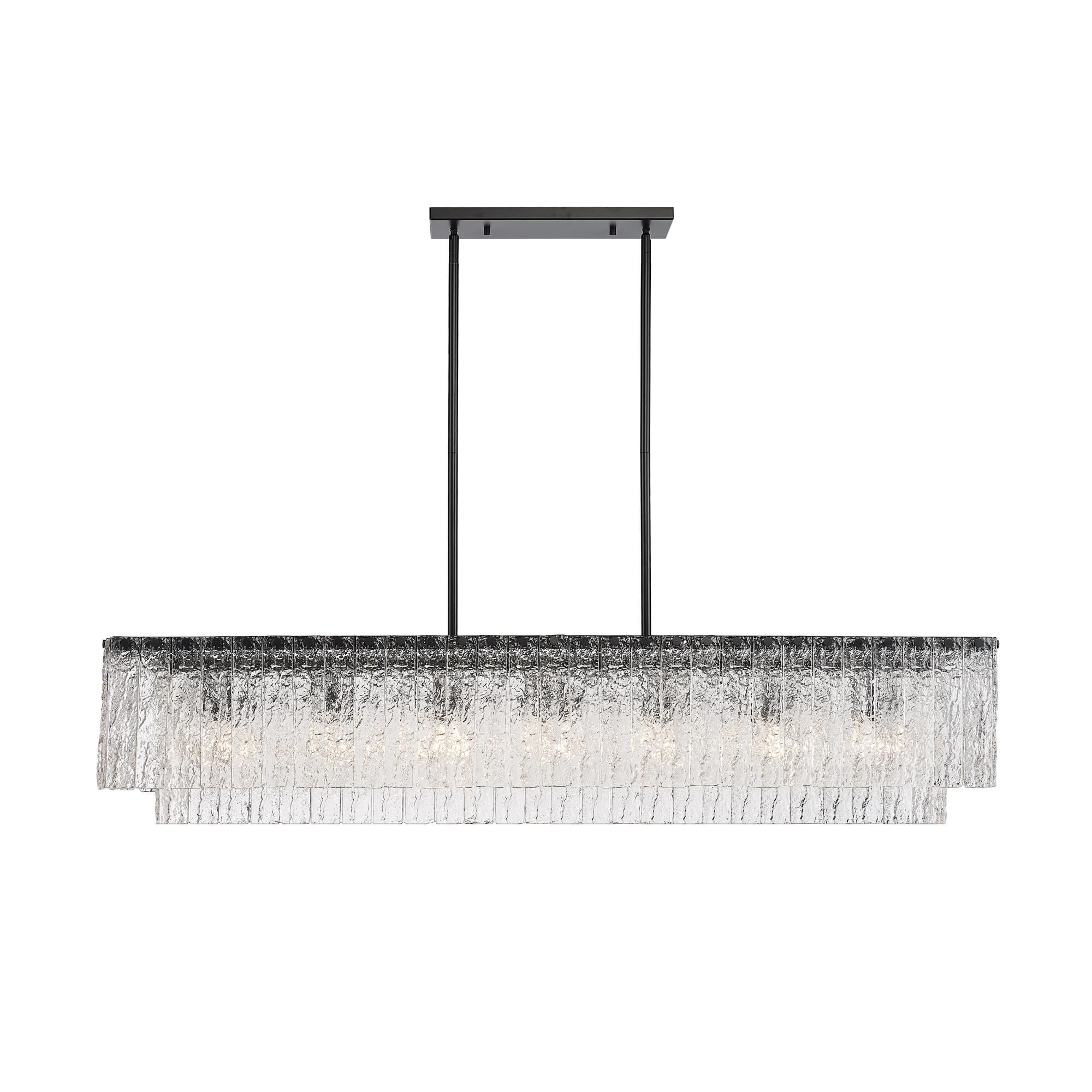 Glacier 53 Inch 7 Light Linear Suspension Light by Z-Lite