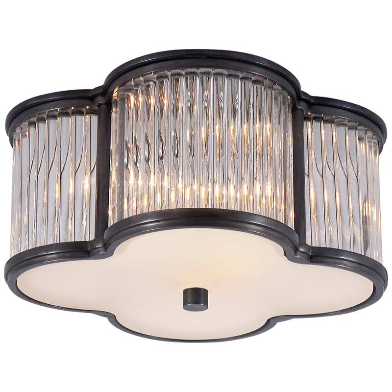 Alexa Hampton Basil 11 Inch 2 Light Flush Mount by Visual Comfort Signature Collection
