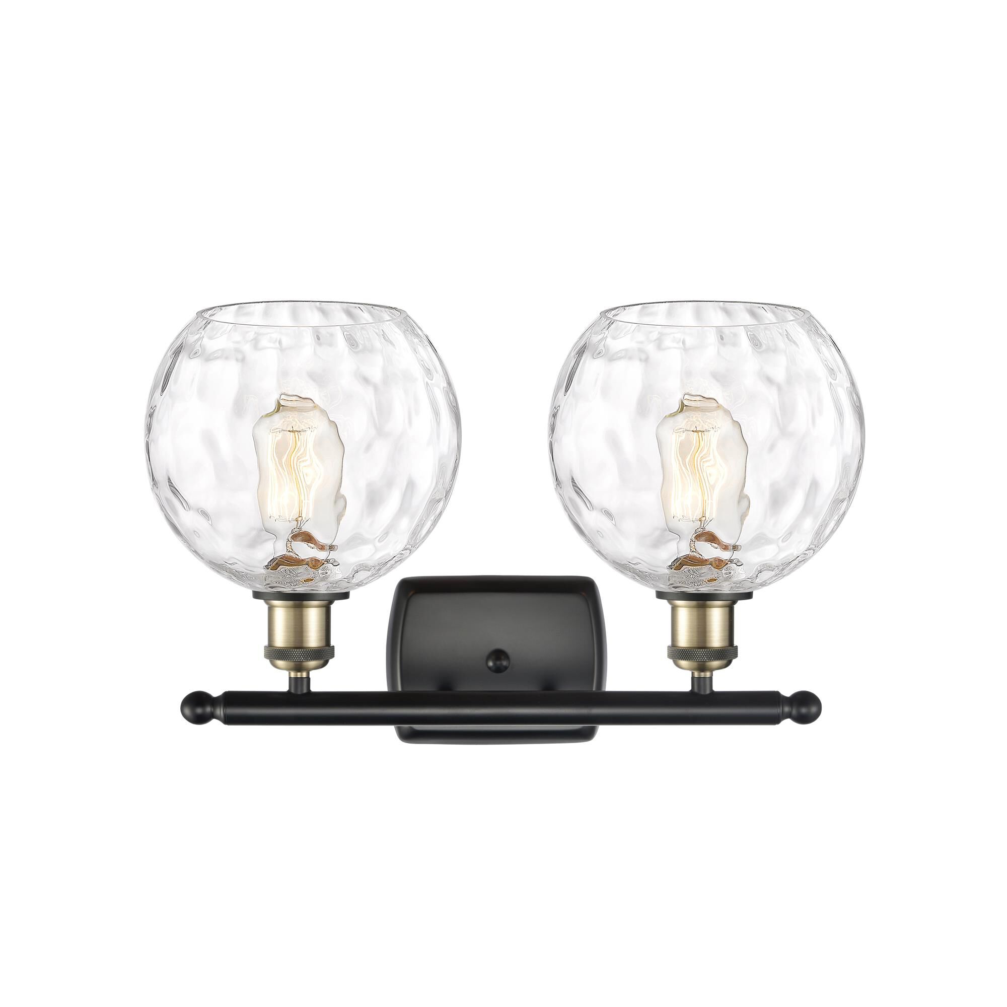 Shown in Black Antique Brass finish and Clear glass