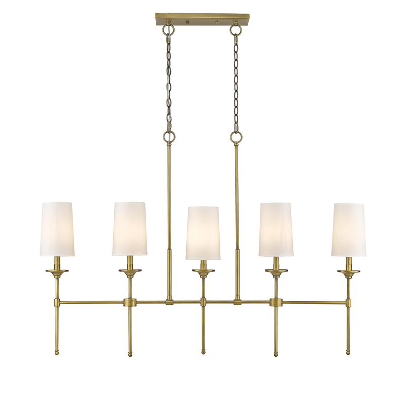 Emily 51 Inch 5 Light Linear Suspension Light by Z-Lite