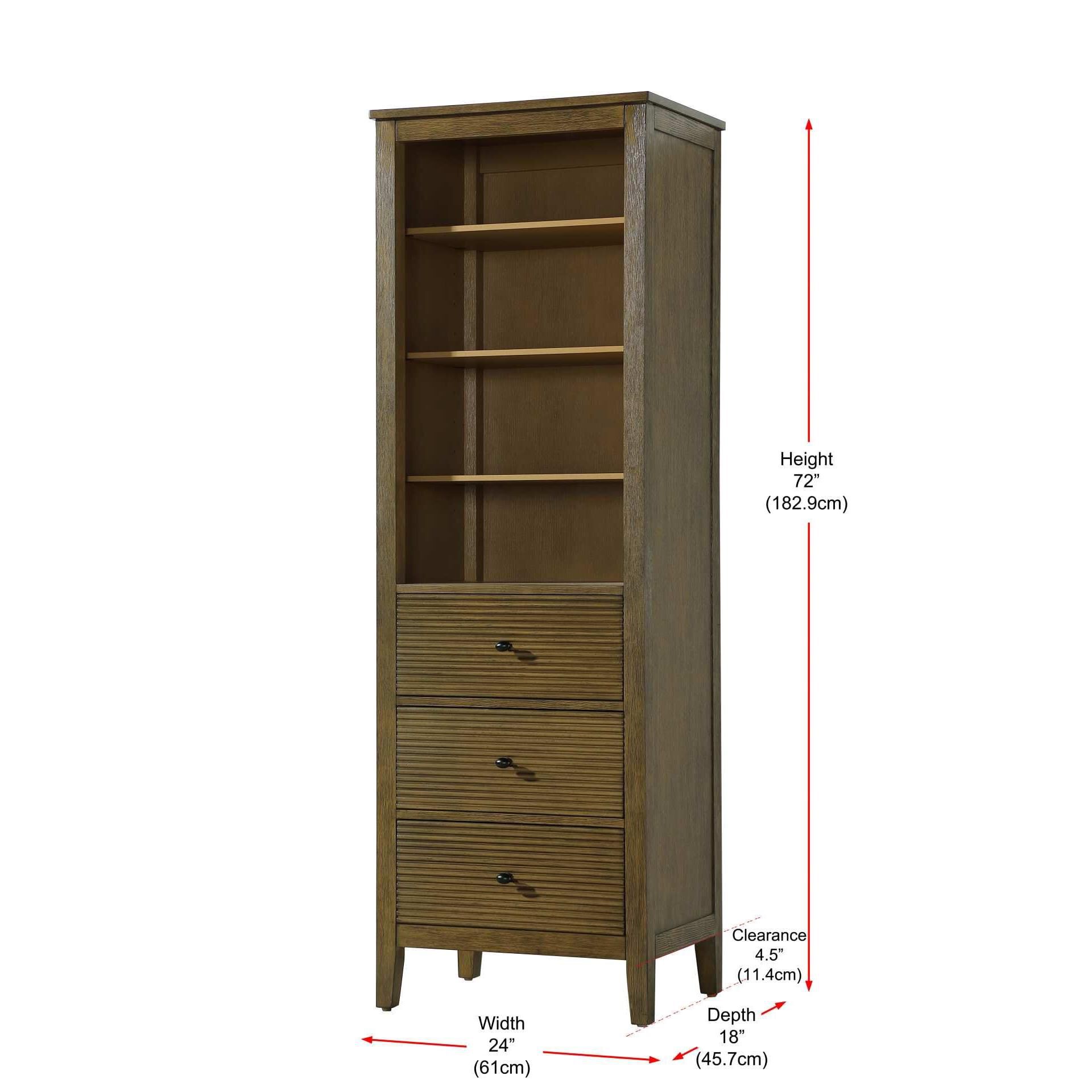 Blakely 72 Inch Storage Cabinet by Elegant Decor