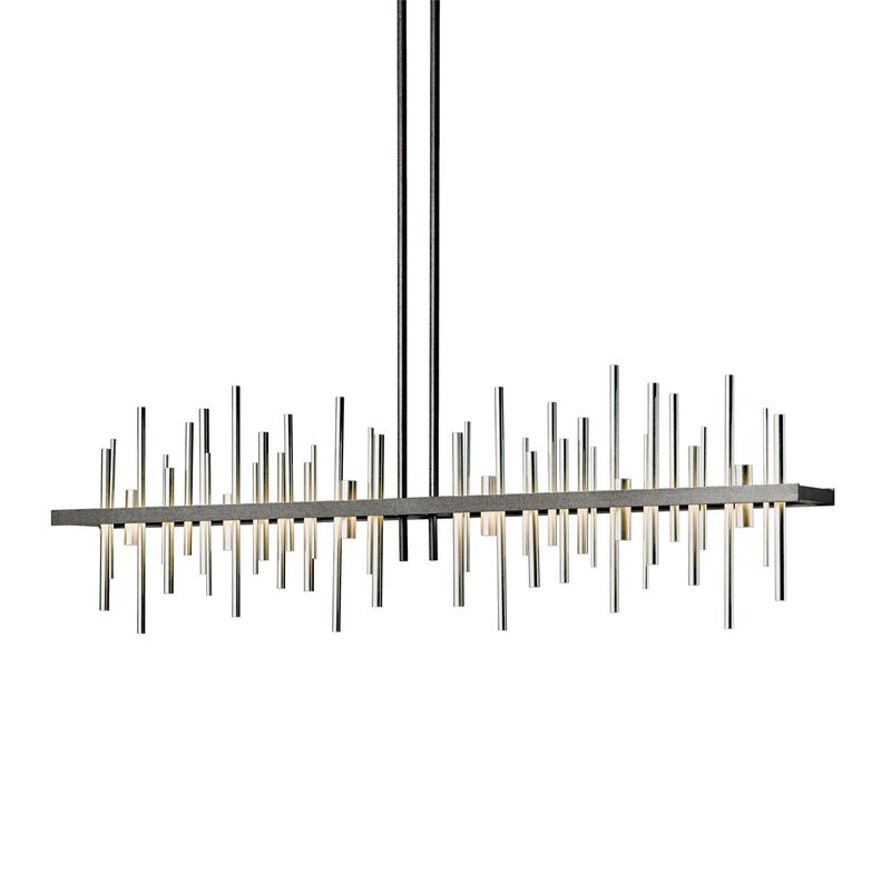 Cityscape Medium Linear Chandelier by Hubbardton Forge
