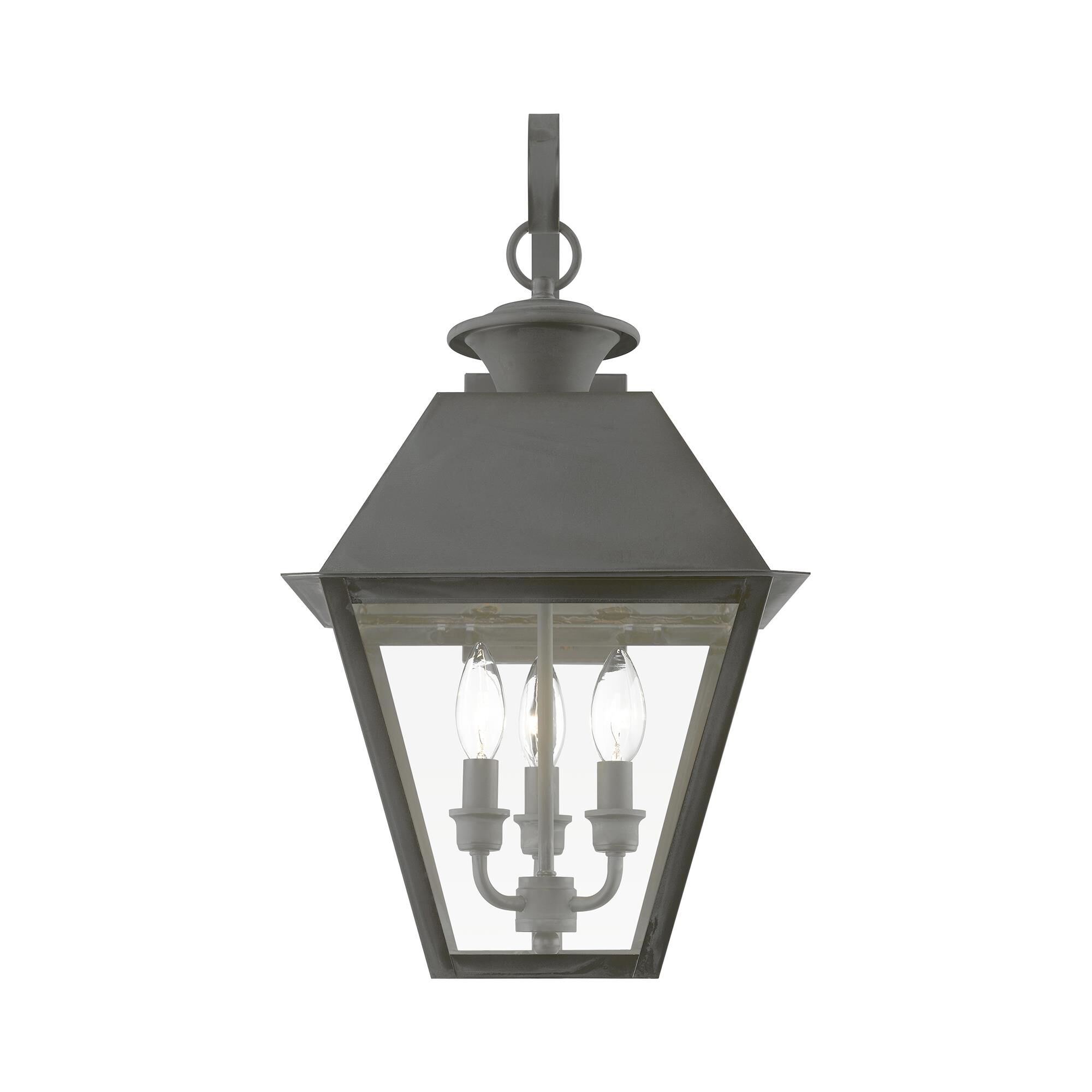 Wentworth 22 Inch Tall 3 Light Outdoor Hanging Lantern by Livex Lighting