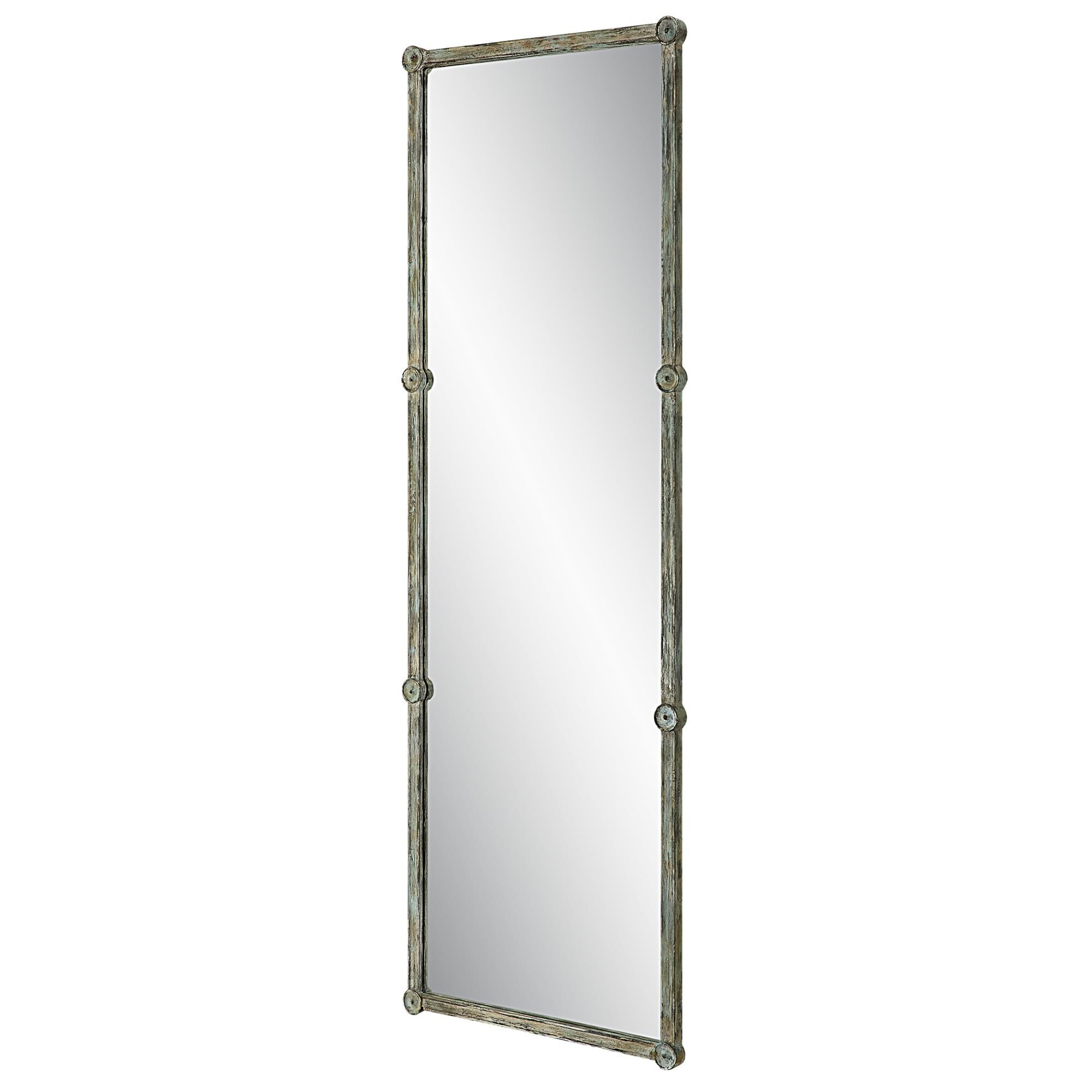 Shown in This Dressing Mirror Showcases A Traditional Design With Channeled Frame And Medallion Accents Featu finish