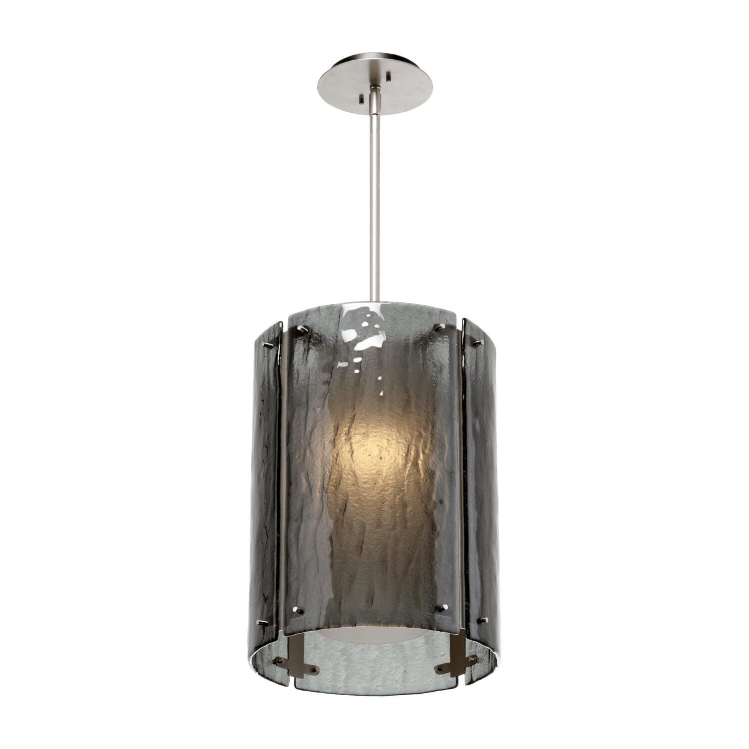 Shown in Metallic Beige Silver finish and Smoke Granite glass