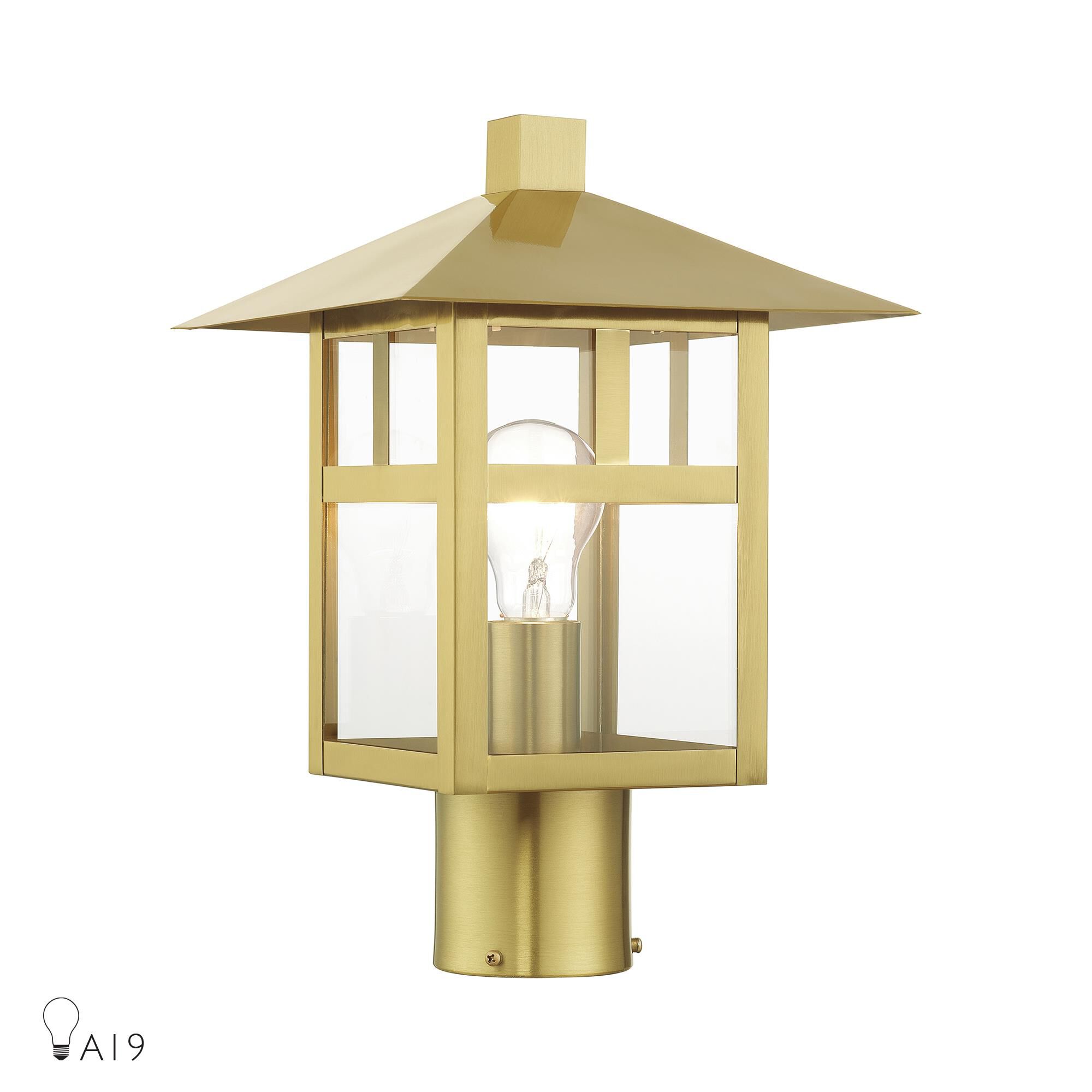 Crestlake 14 Inch Outdoor Post Lamp by Livex Lighting