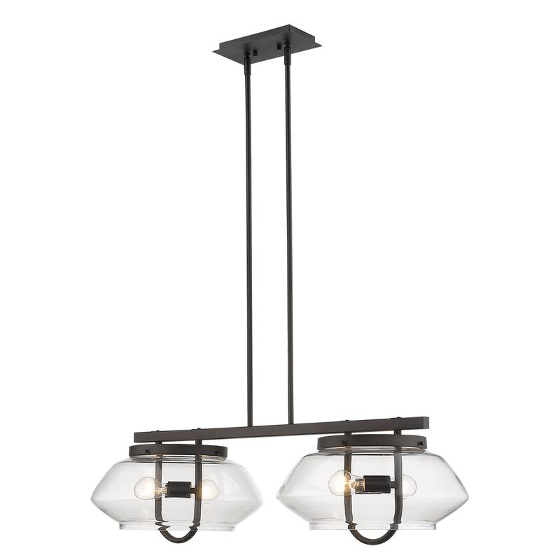 Garner 38 Inch 4 Light Linear Suspension Light by Trend Lighting