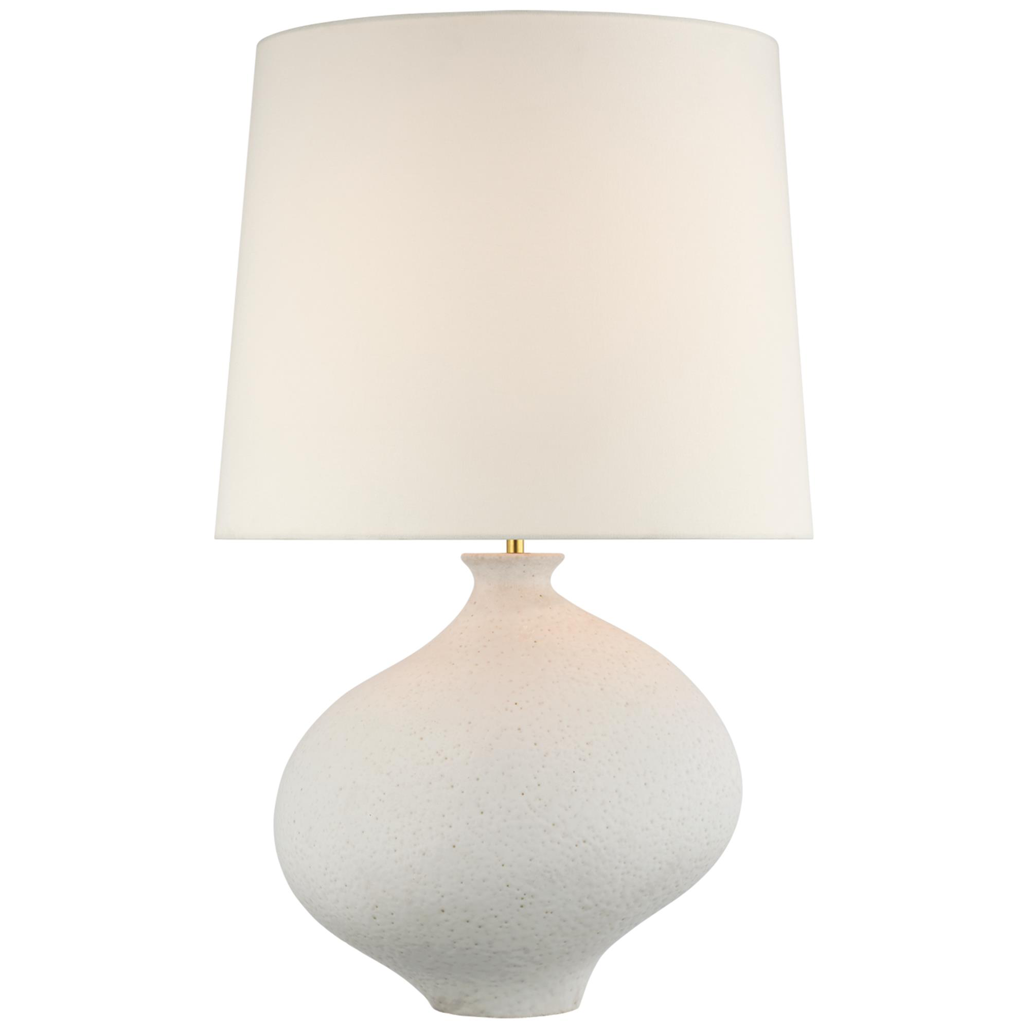 Shown in Marion White finish and Linen shade