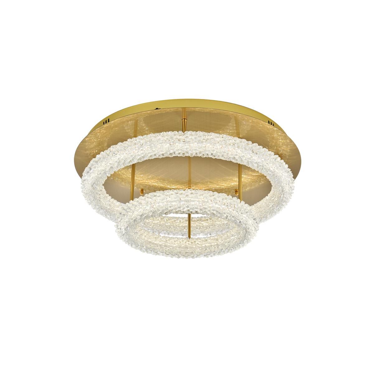 Bowen 26 Inch Semi Flush Mount by Elegant Lighting