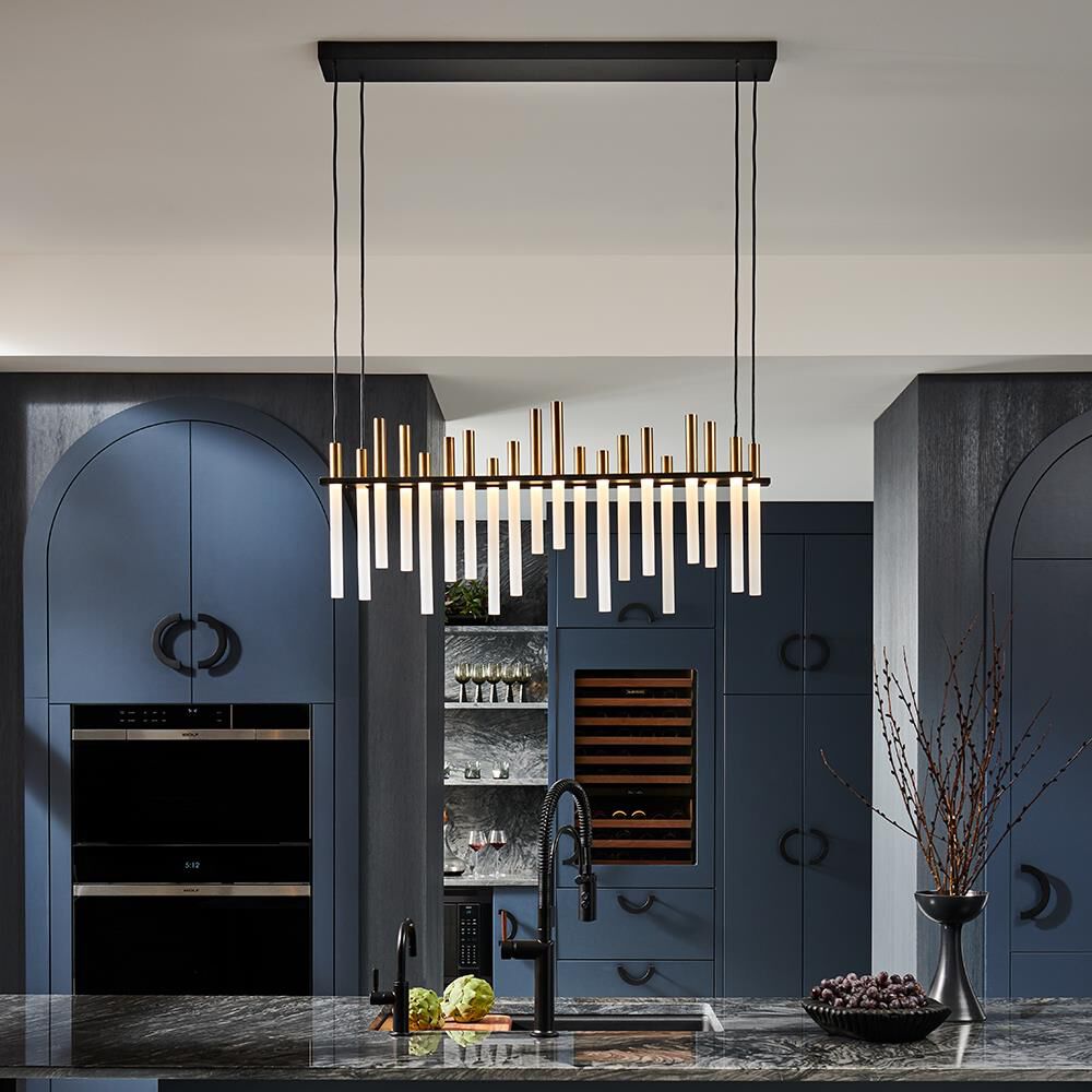 Shown in Black finish and Etched Acrylic glass