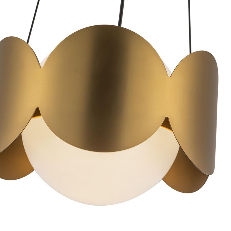 Hae Jung Roe Ciel Petite Chandelier by Kuzco
