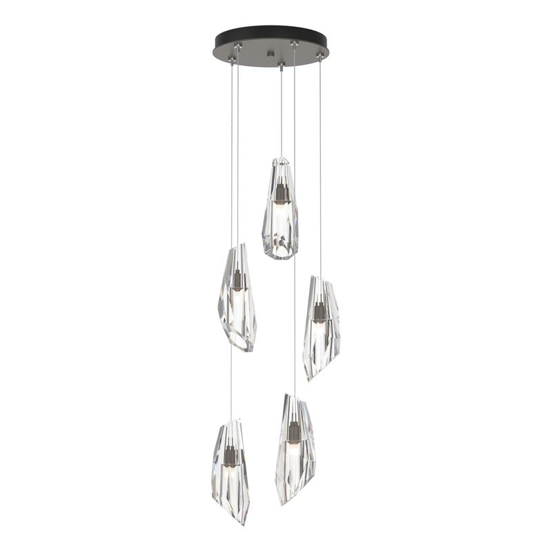 Luma 14 Inch 5 Light Multi Light Pendant by Hubbardton Forge