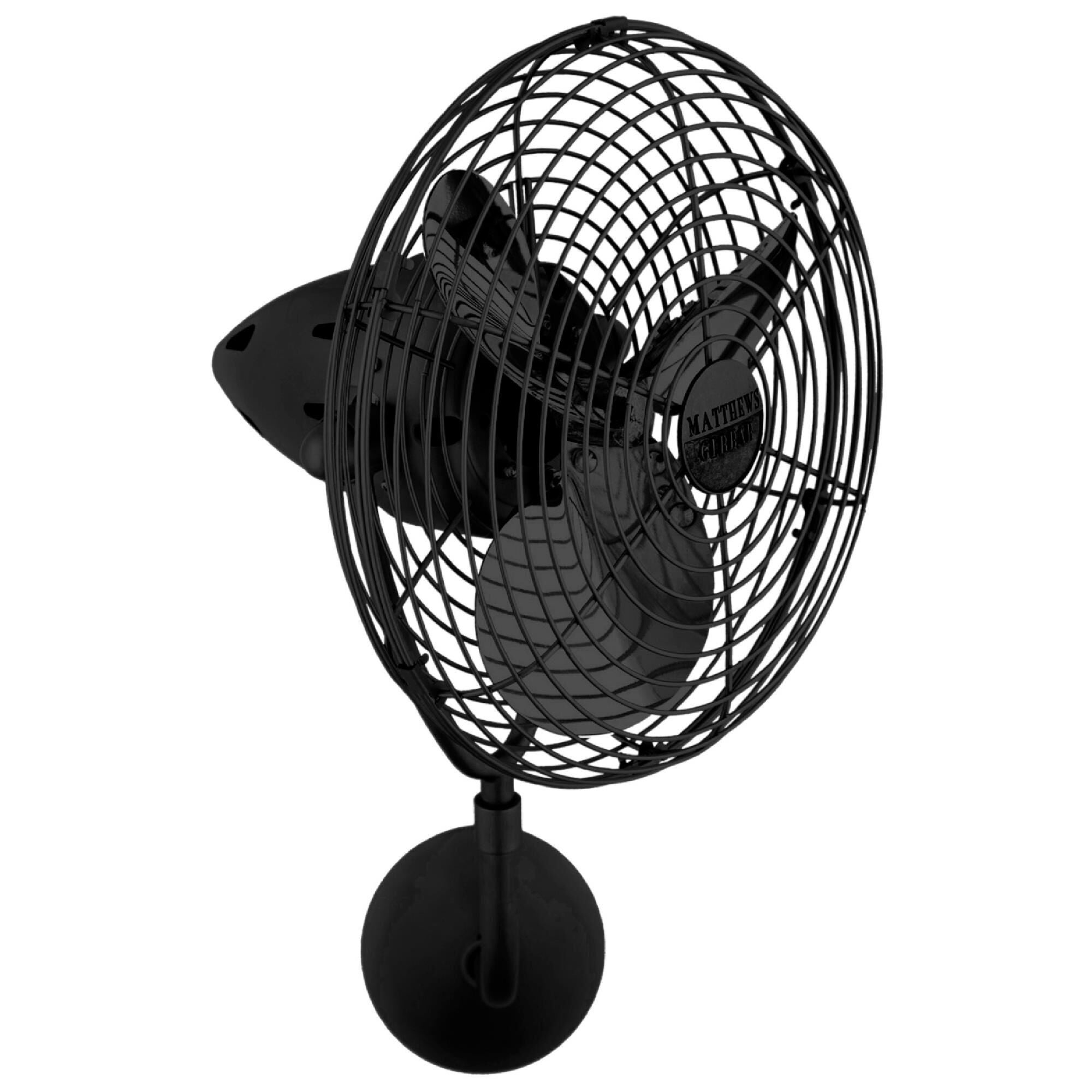 Bruna Parede Wall Mounted Fan by Matthews Fan Company