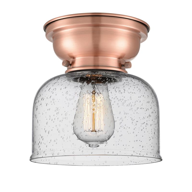 Bruno Marashlian Large Bell 8 Inch 1 Light Flush Mount by Innovations Lighting