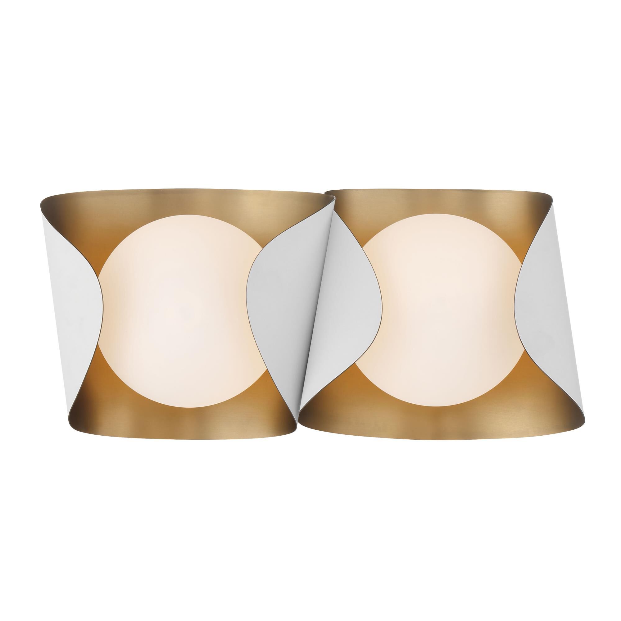 Shown in Sand White finish and White glass and Etched Opal Glass shade